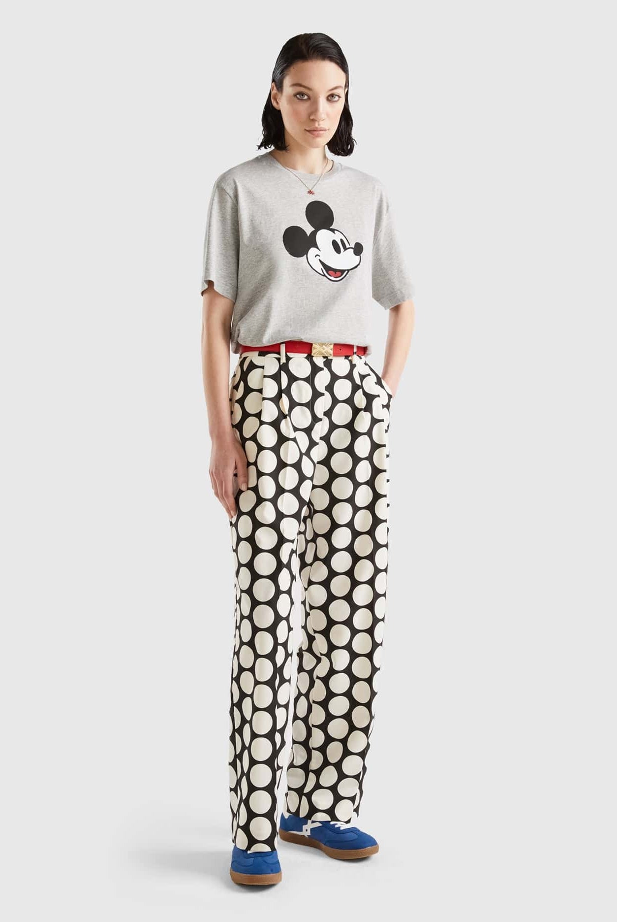 يونايتد كولورز اوف بينيتون بنطلون نسائي بنقاط البولكا