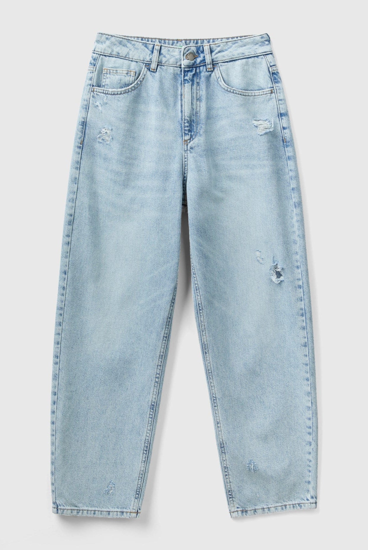 يونايتد كولورز اوف بينيتون بنطلون سادة واسع طويل نسائي