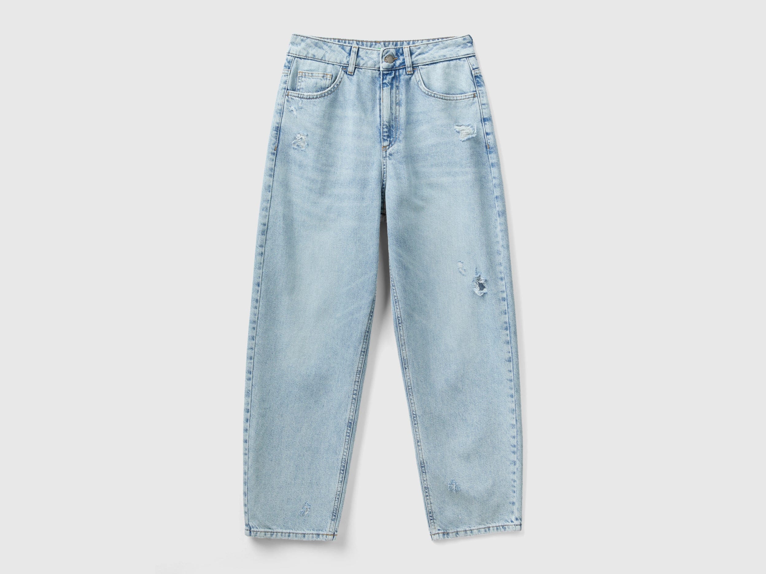 يونايتد كولورز اوف بينيتون بنطلون سادة واسع طويل نسائي