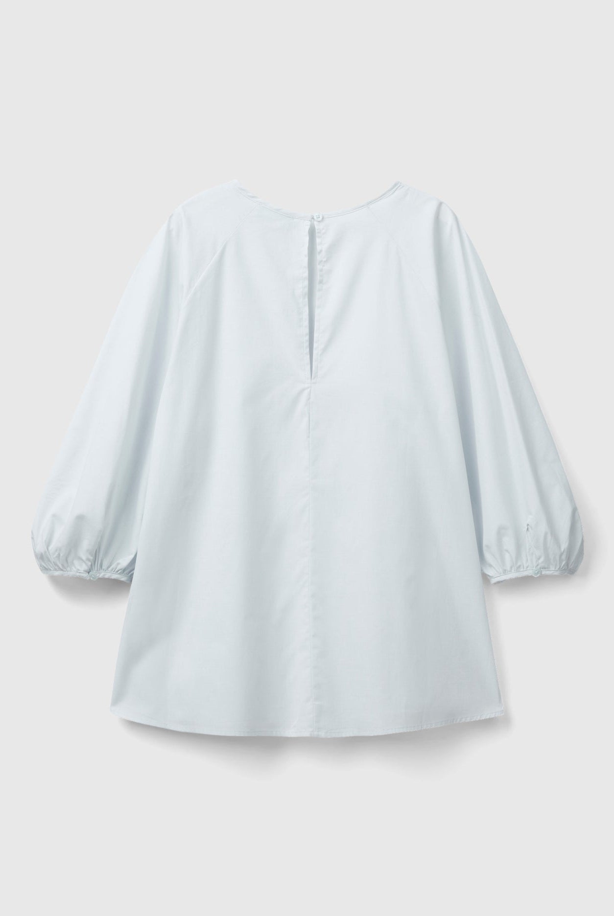 يونايتد كولورز اوف بينيتون بلوزة برقبة دائرية وأكمام ثلاثة أرباع نسائي