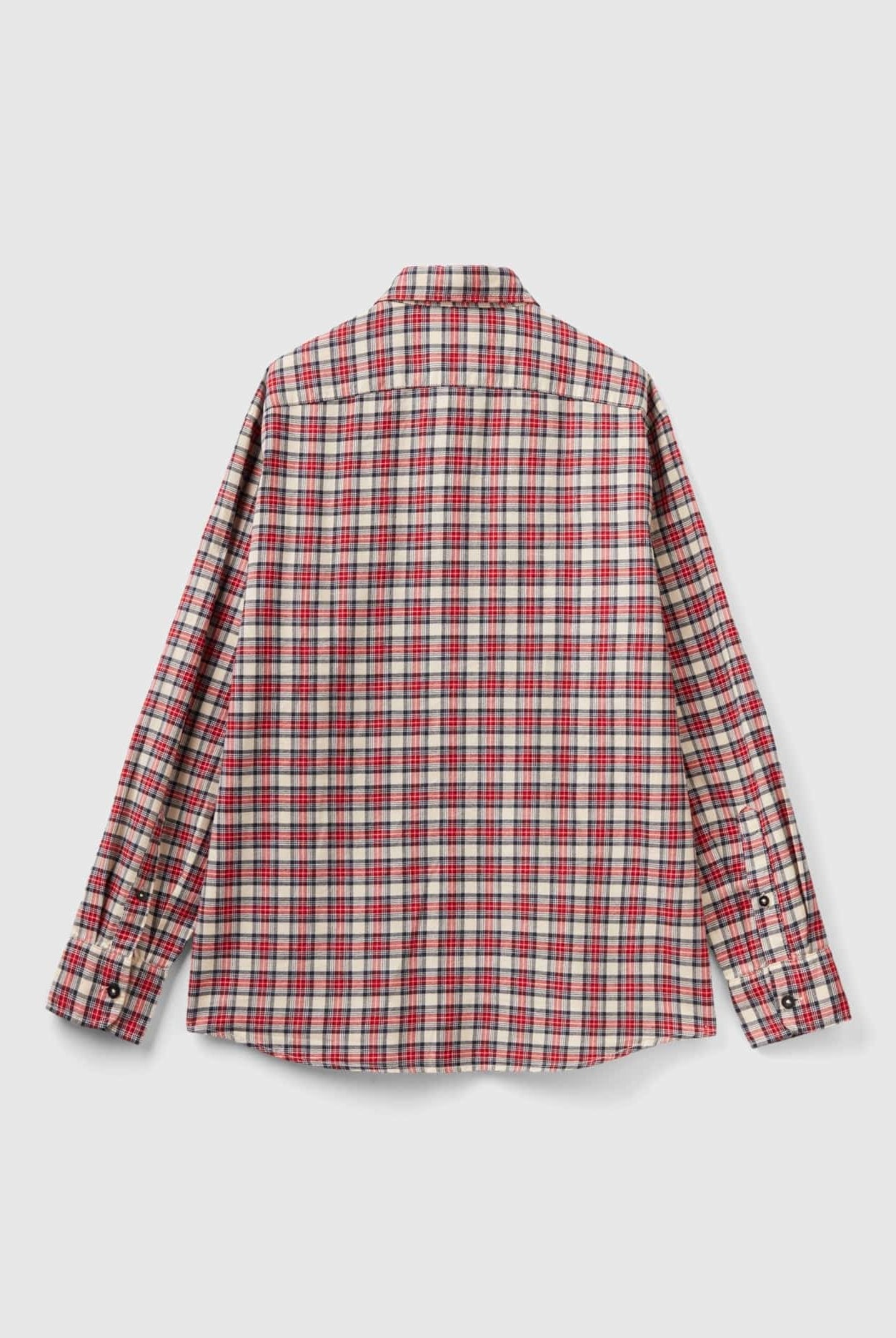 يونايتد كولورز اوف بينيتون قميص كاروهات كم طويل