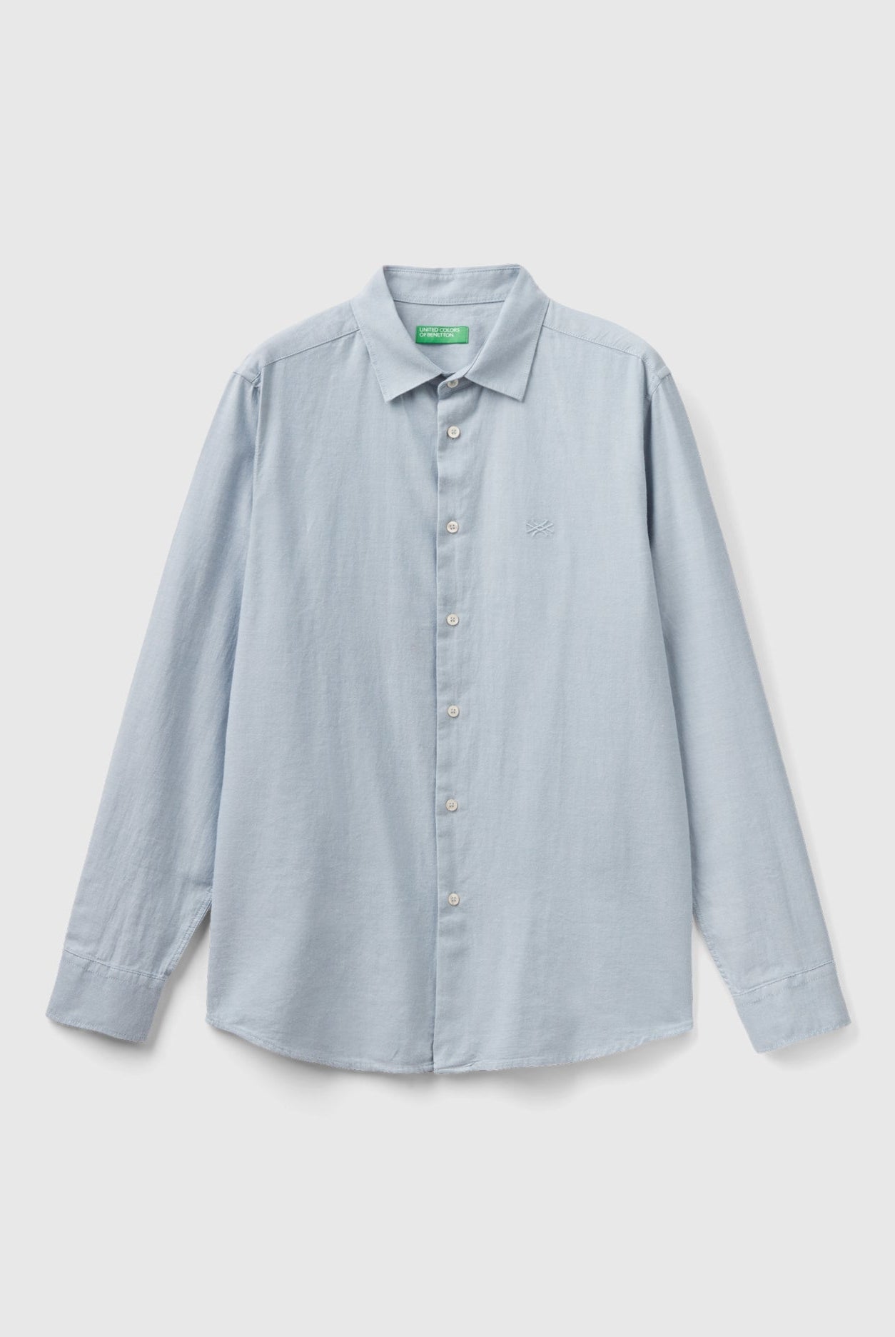 يونايتد كولورز اوف بينيتون قميص رجالي قصه واسعه من الاسفل