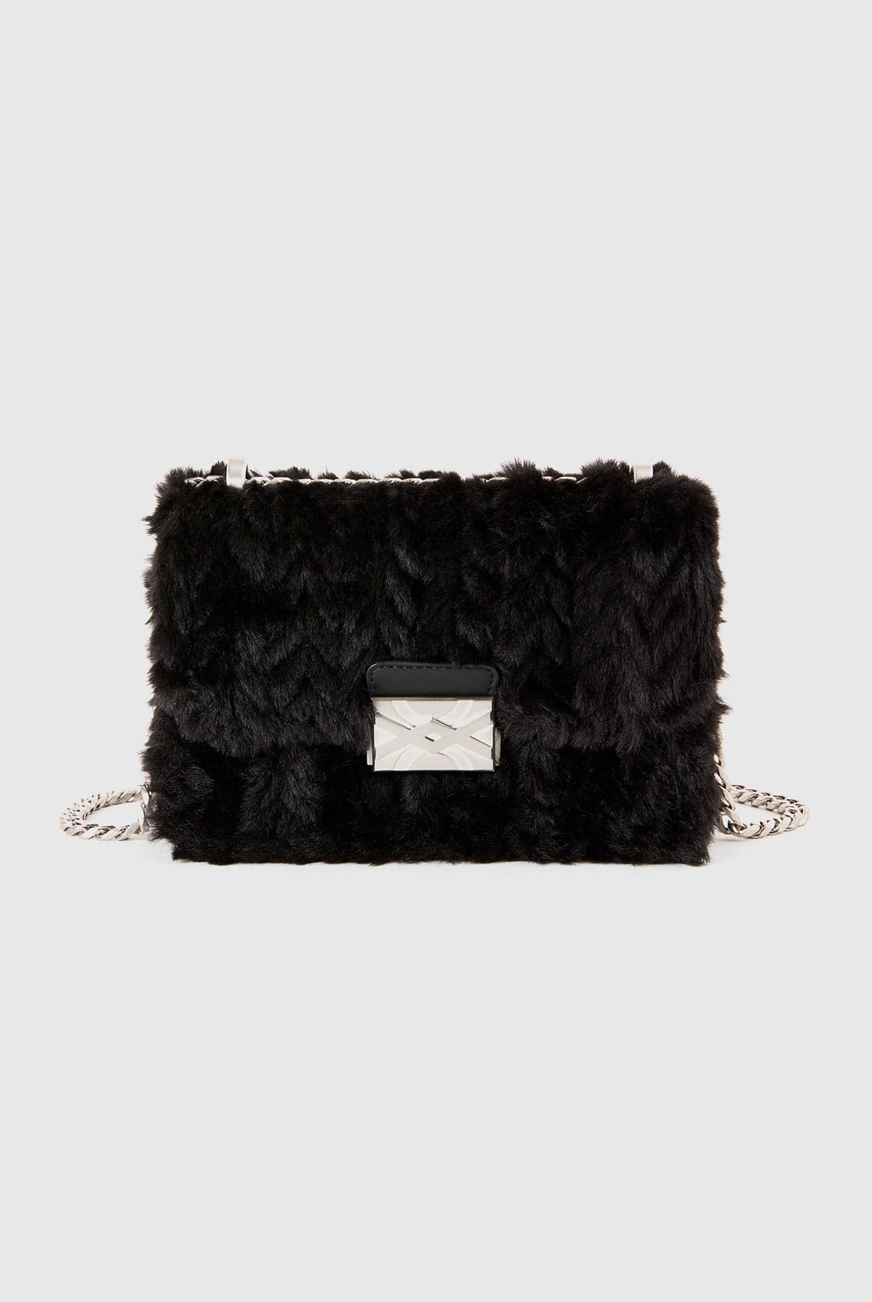 يونايتد كولورز اوف بينيتون حقيبة نسائية صغيرة ناعمة مع شعار