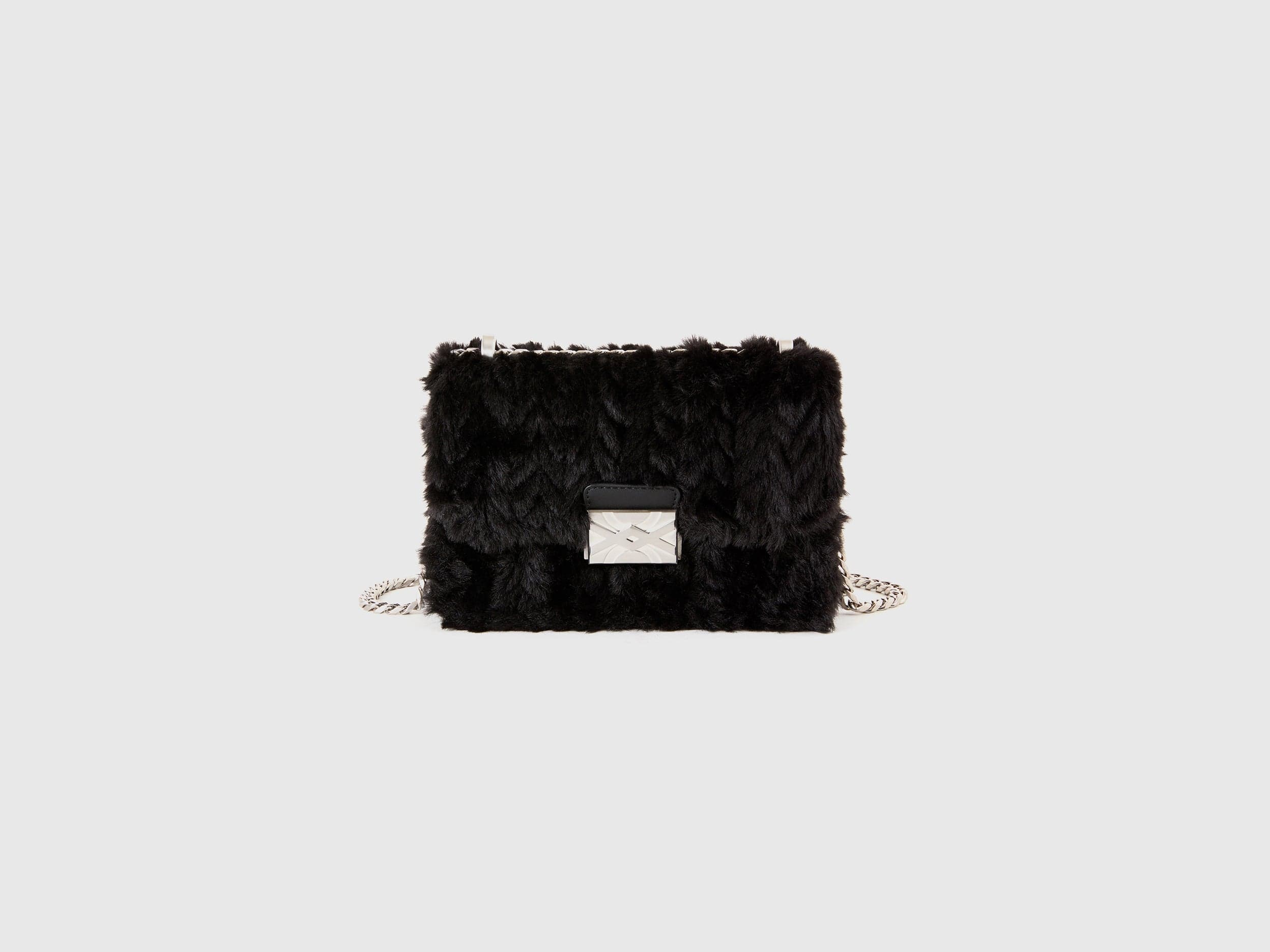 يونايتد كولورز اوف بينيتون حقيبة نسائية صغيرة ناعمة مع شعار