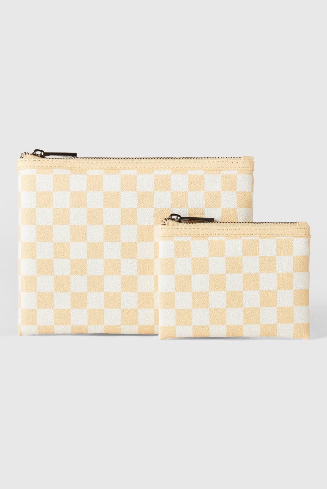 يونايتد كولورز اوف بينيتون حقيبتان سوداء بطبعة التمساح نسائي