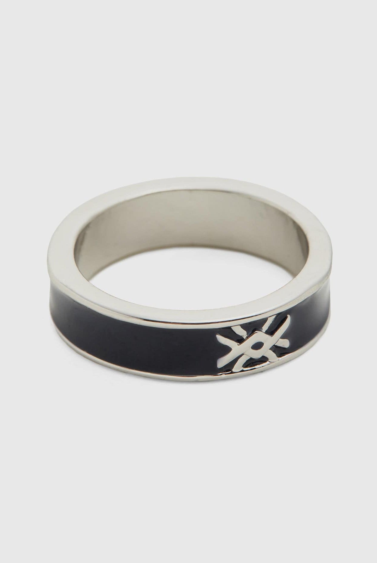 يونايتد كولورز اوف بينيتون خاتم بشريط أصفر فاتح مع شعار