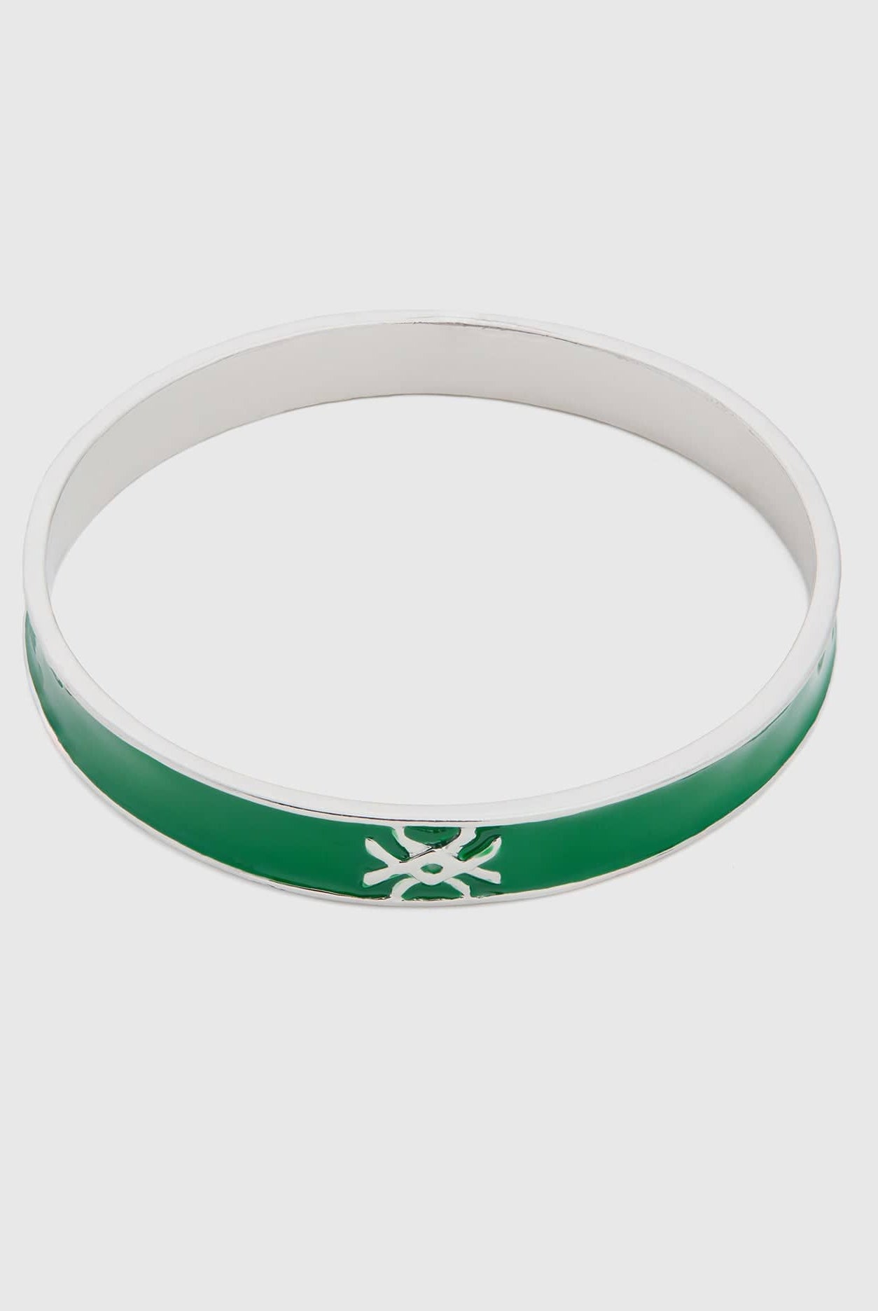 يونايتد كولورز اوف بينيتون سوار أصفر فاتح مع شعار