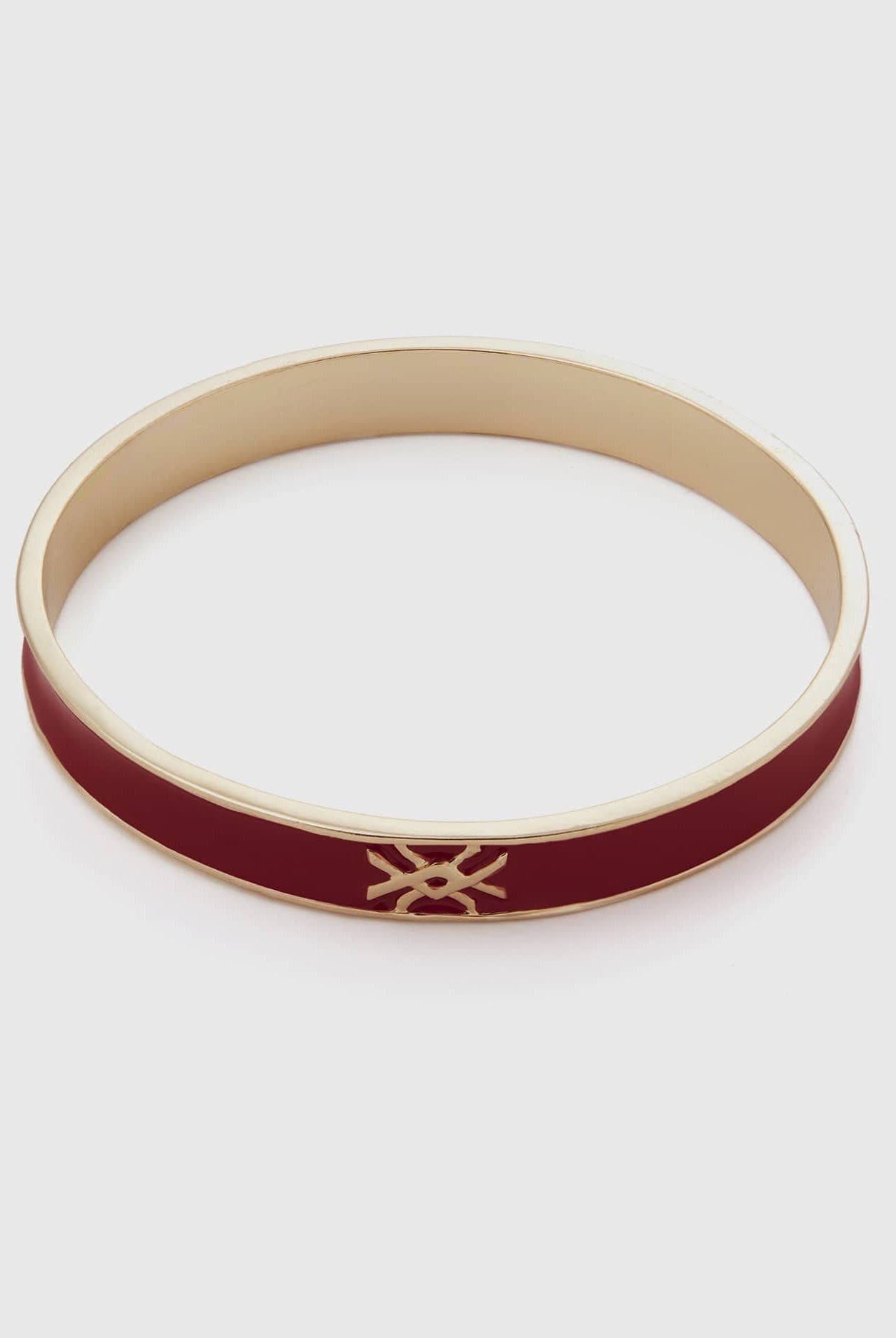 يونايتد كولورز اوف بينيتون سوار أصفر فاتح مع شعار