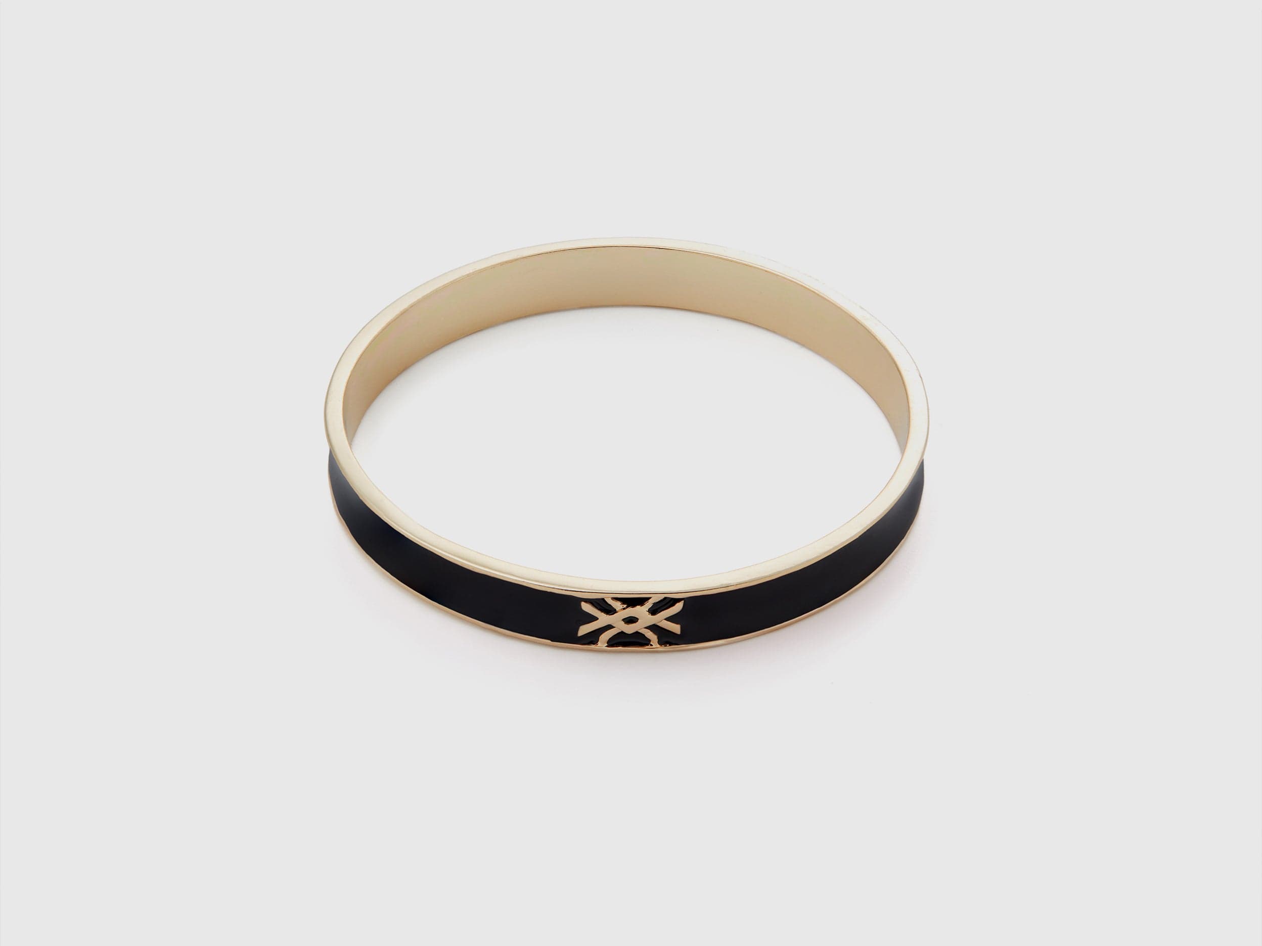 يونايتد كولورز اوف بينيتون سوار أصفر فاتح مع شعار