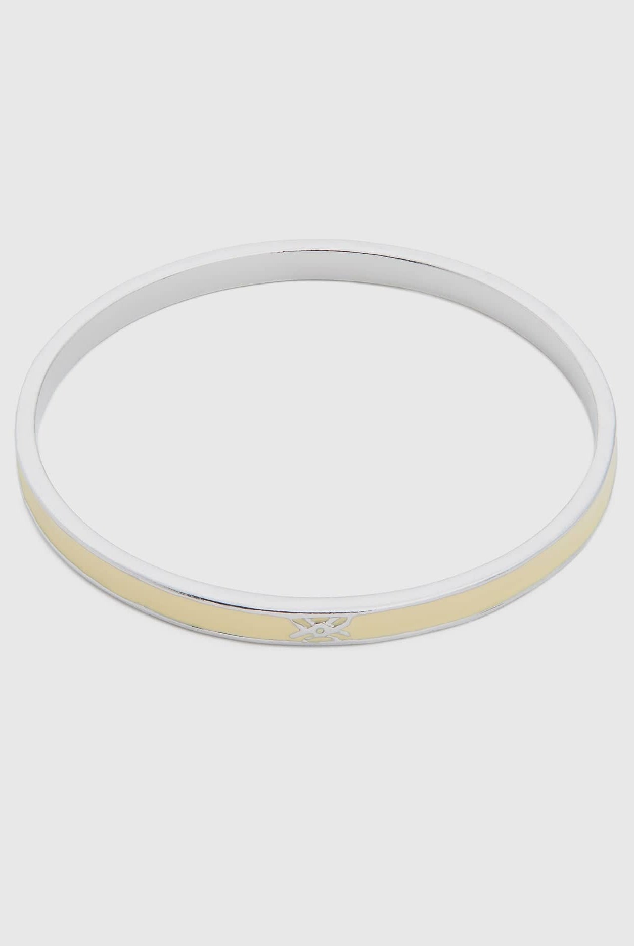 يونايتد كولورز اوف بينيتون سوار رفيع باللون الأصفر الفاتح