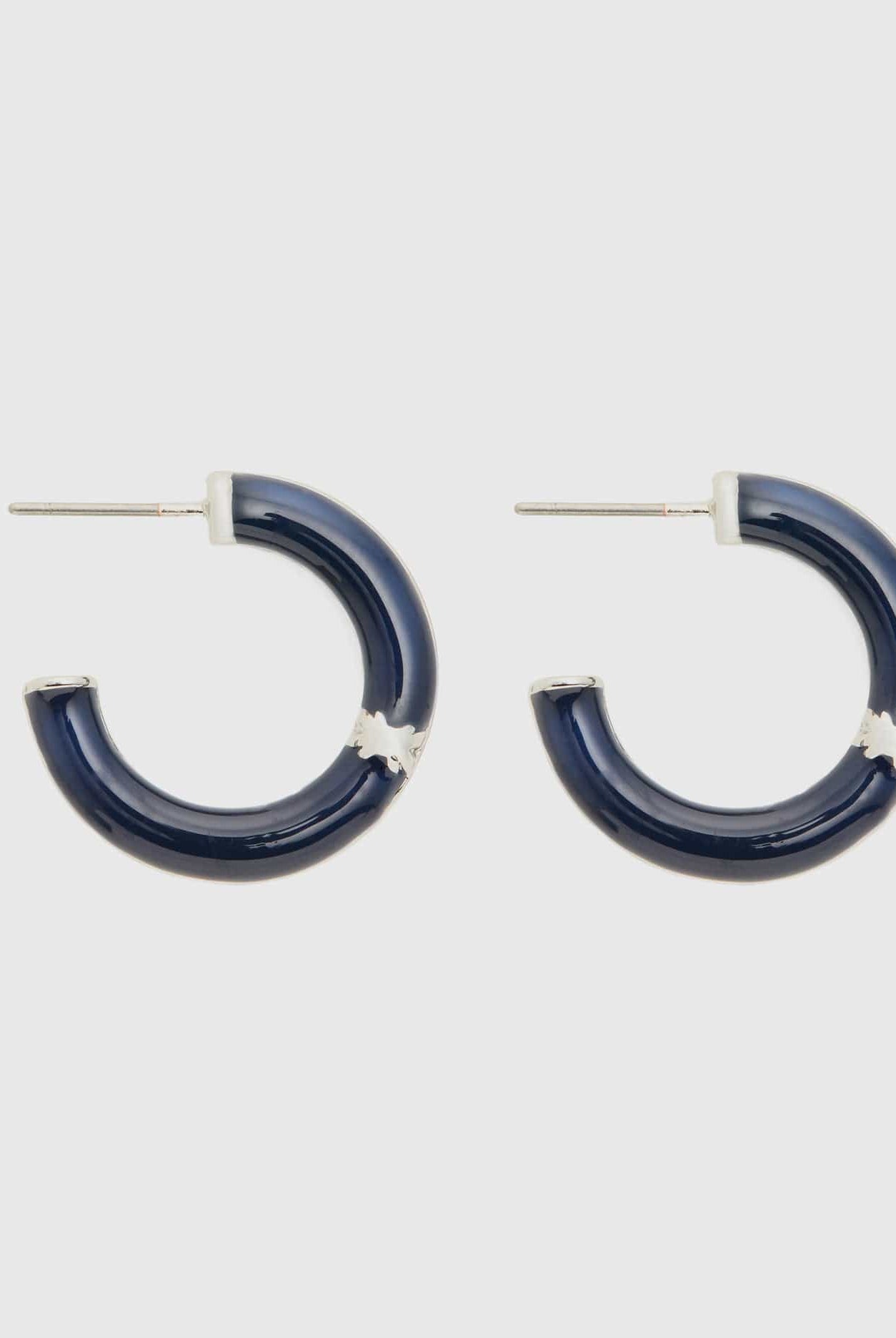 يونايتد كولورز اوف بينيتون أقراط طوق صفراء فاتحة