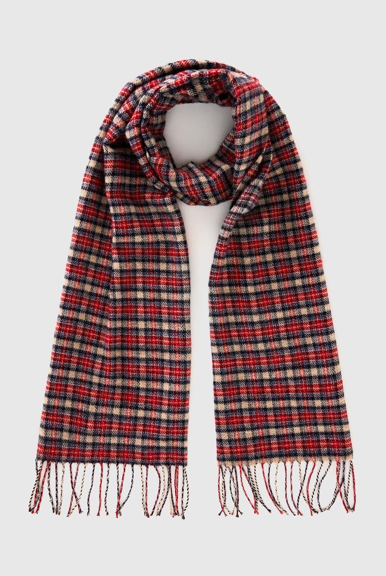 يونايتد كولورز اوف بينيتون شال بنمط عش النمل بخيوط