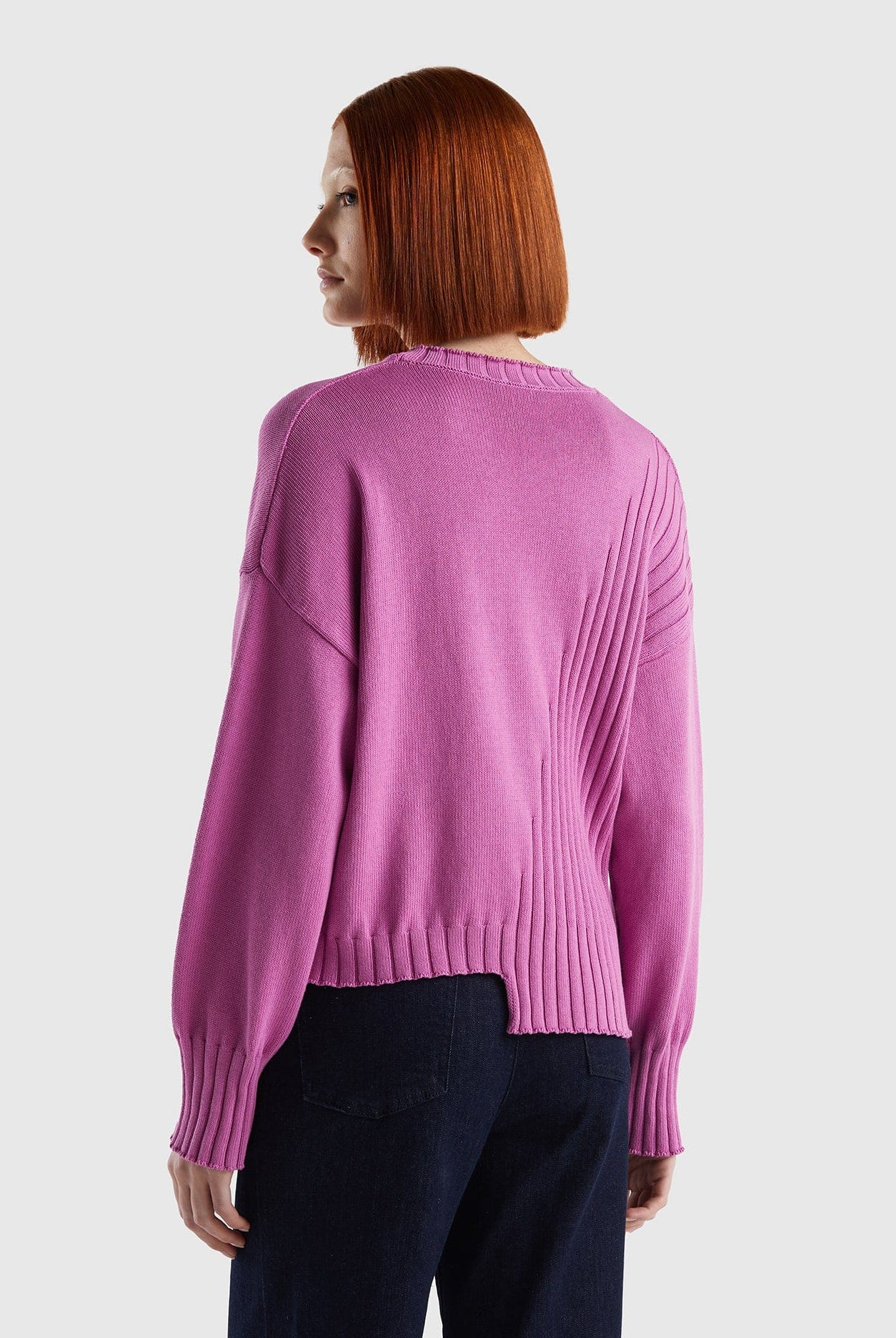 يونايتد كولورز اوف بينيتون بلوفر بنهاية غير متساوية نسائي