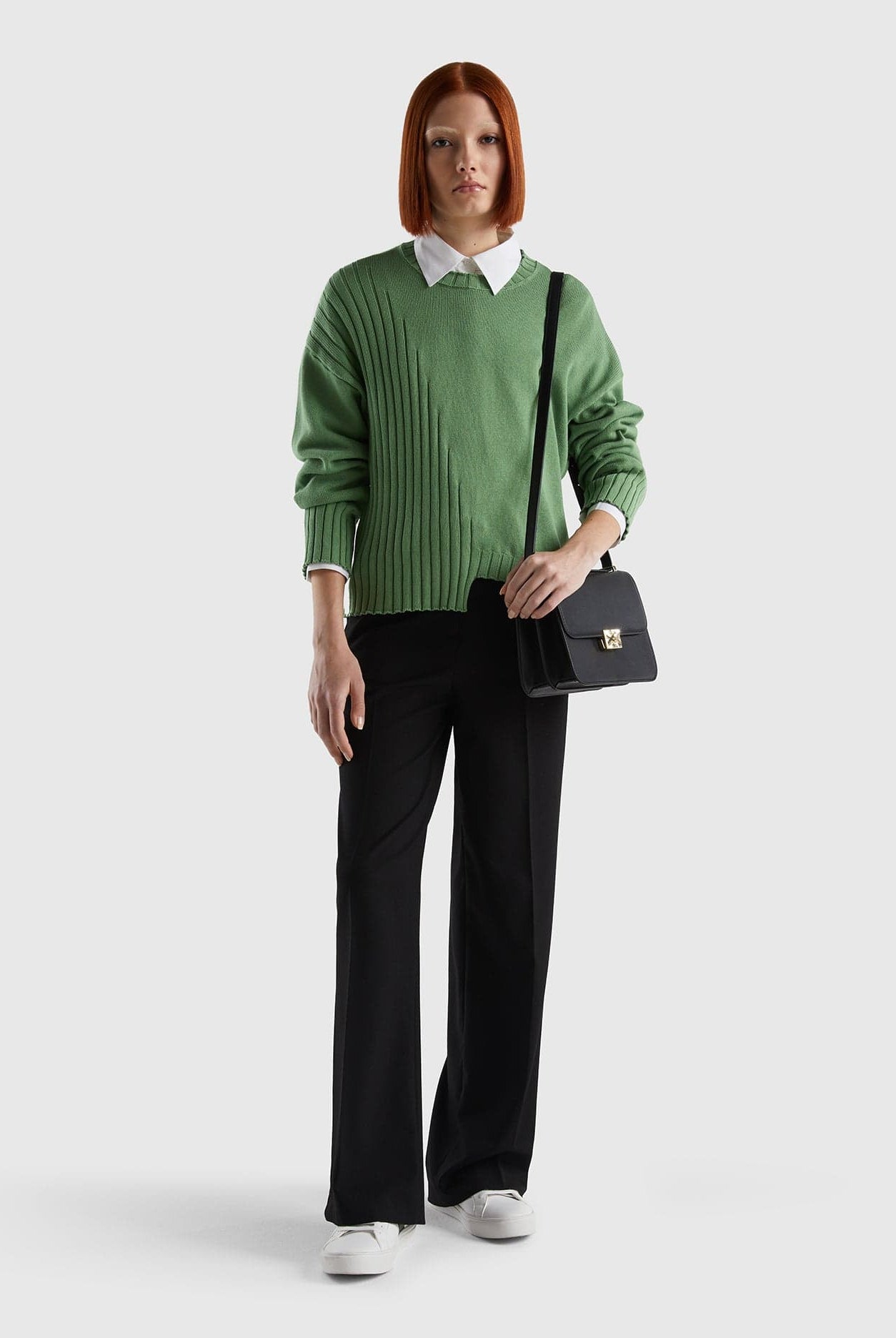 يونايتد كولورز اوف بينيتون بلوفر بنهاية غير متساوية نسائي