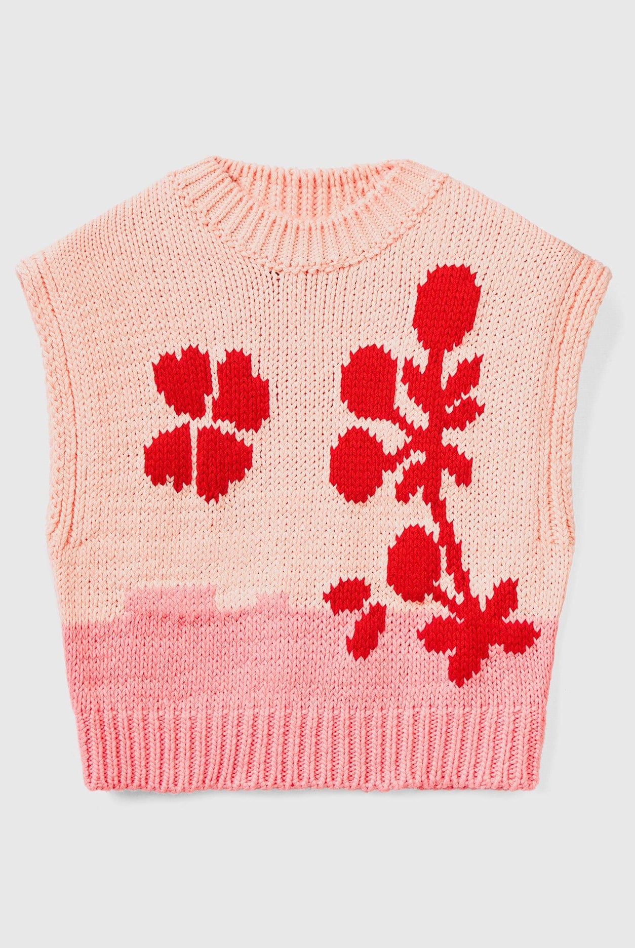 يونايتد كولورز اوف بينيتون بلوفر مطرز بزخارف زهور كت نسائي