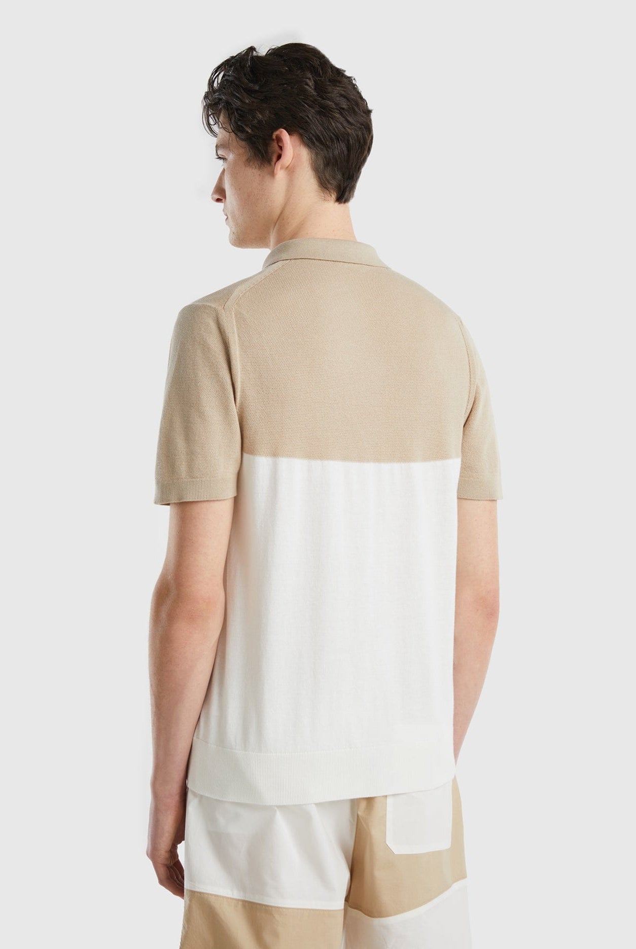 يونايتد كولورز اوف بينيتون قميص بولو شبابي محبوك متعدد الألوان