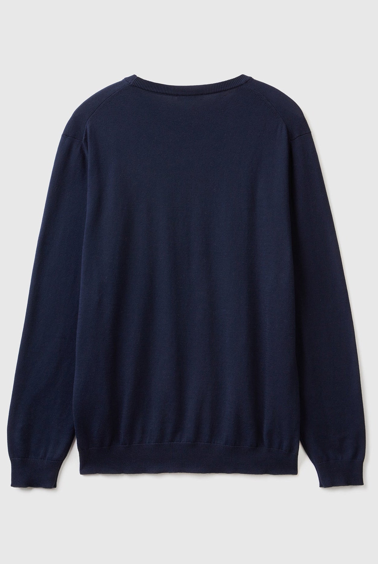 يونايتد كولورز اوف بينيتون بلوفر برقبة دائرية من القطن الخالص بنسبة 100% رجالي