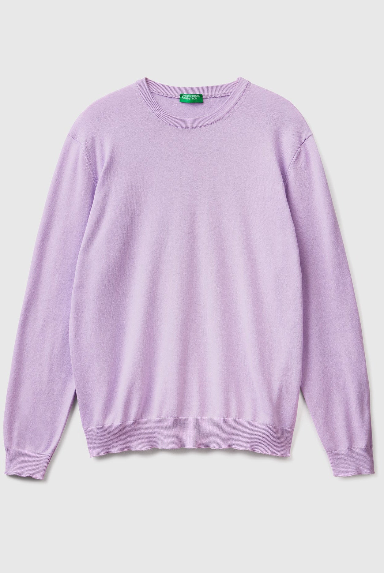 يونايتد كولورز اوف بينيتون بلوفر برقبة دائرية من القطن الخالص بنسبة 100% رجالي