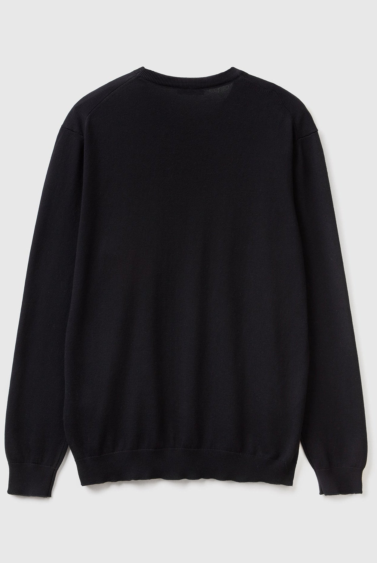 يونايتد كولورز اوف بينيتون بلوفر برقبة دائرية من القطن الخالص بنسبة 100% رجالي