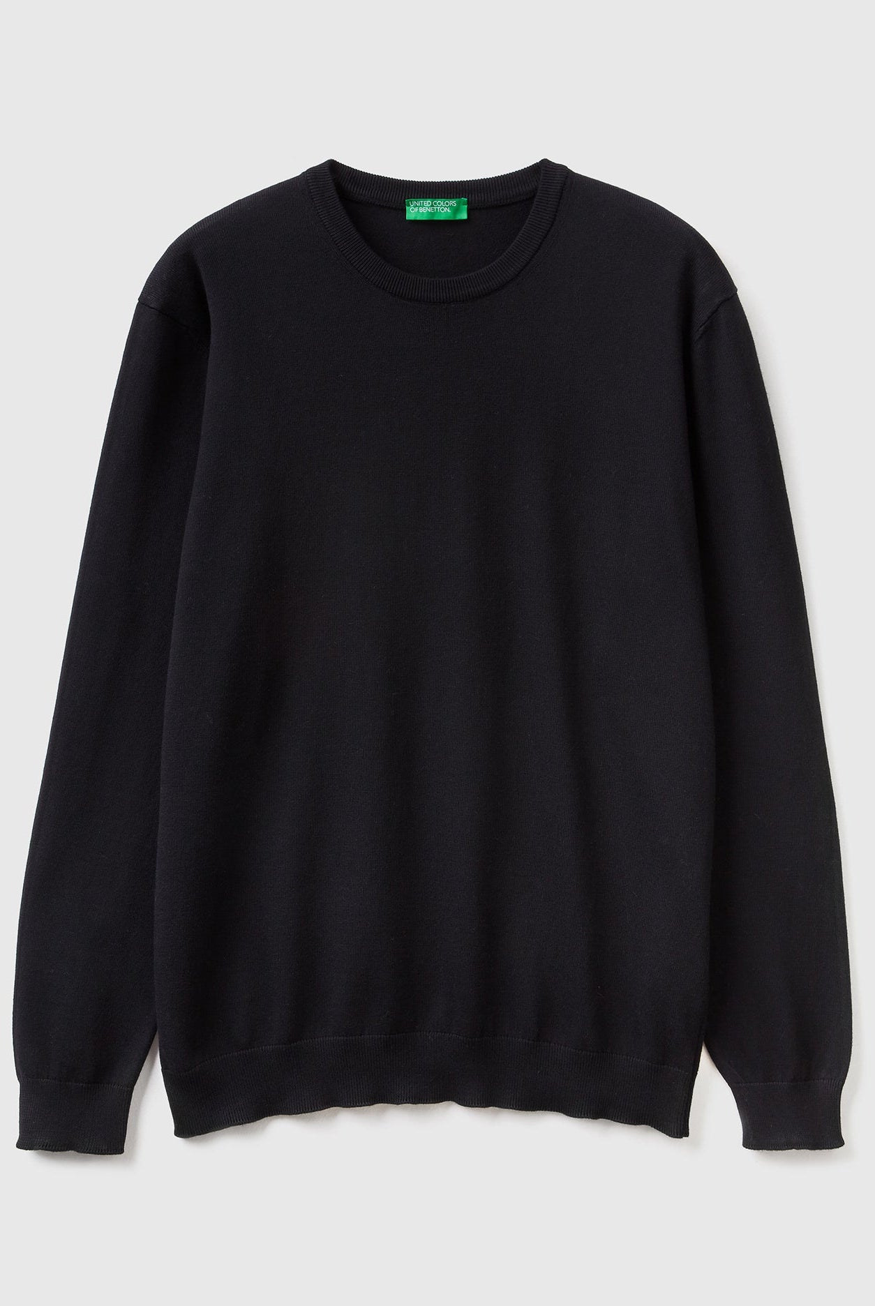 يونايتد كولورز اوف بينيتون بلوفر برقبة دائرية من القطن الخالص بنسبة 100% رجالي