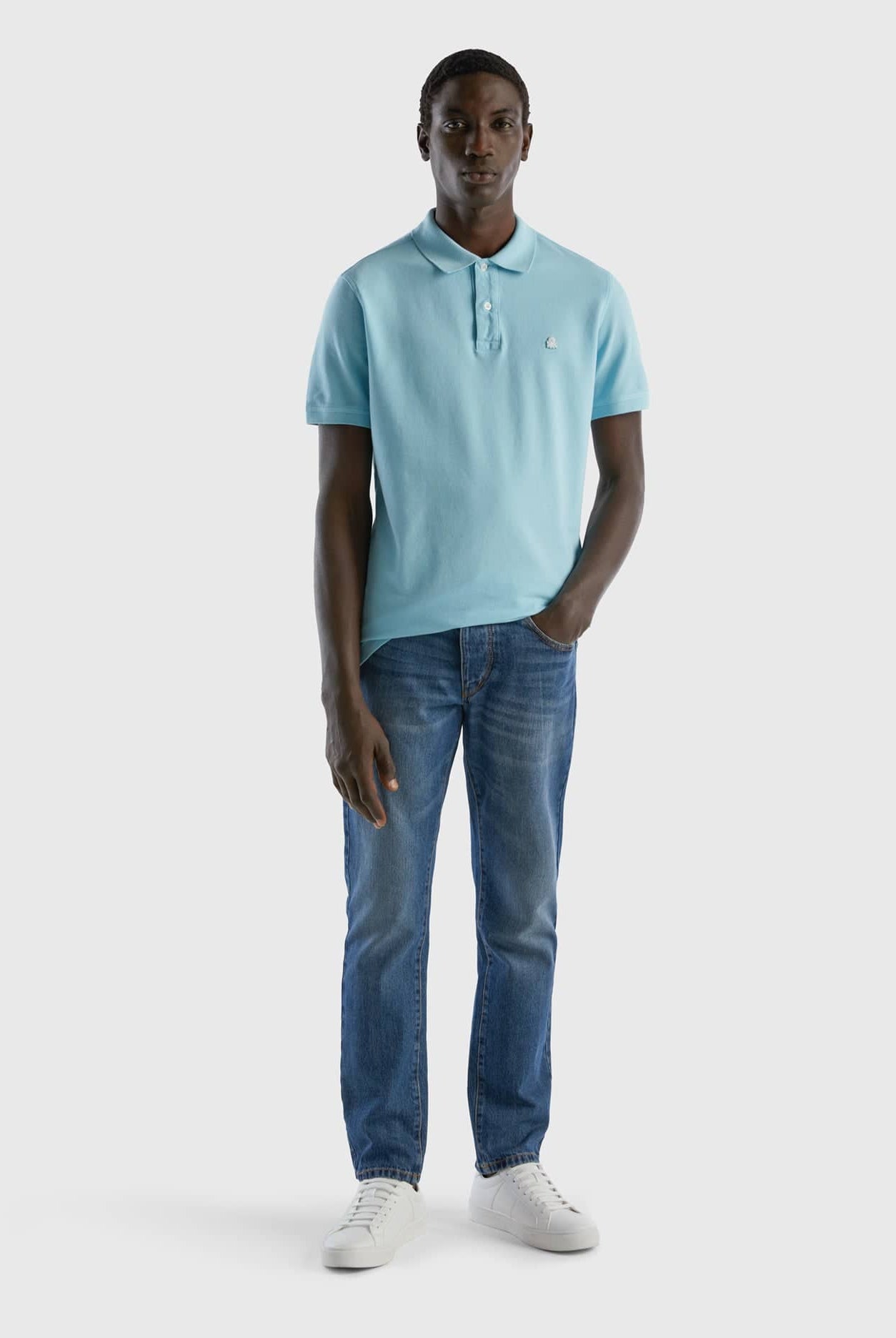 يونايتد كولورز اوف بينيتون قميص بولو للرجال