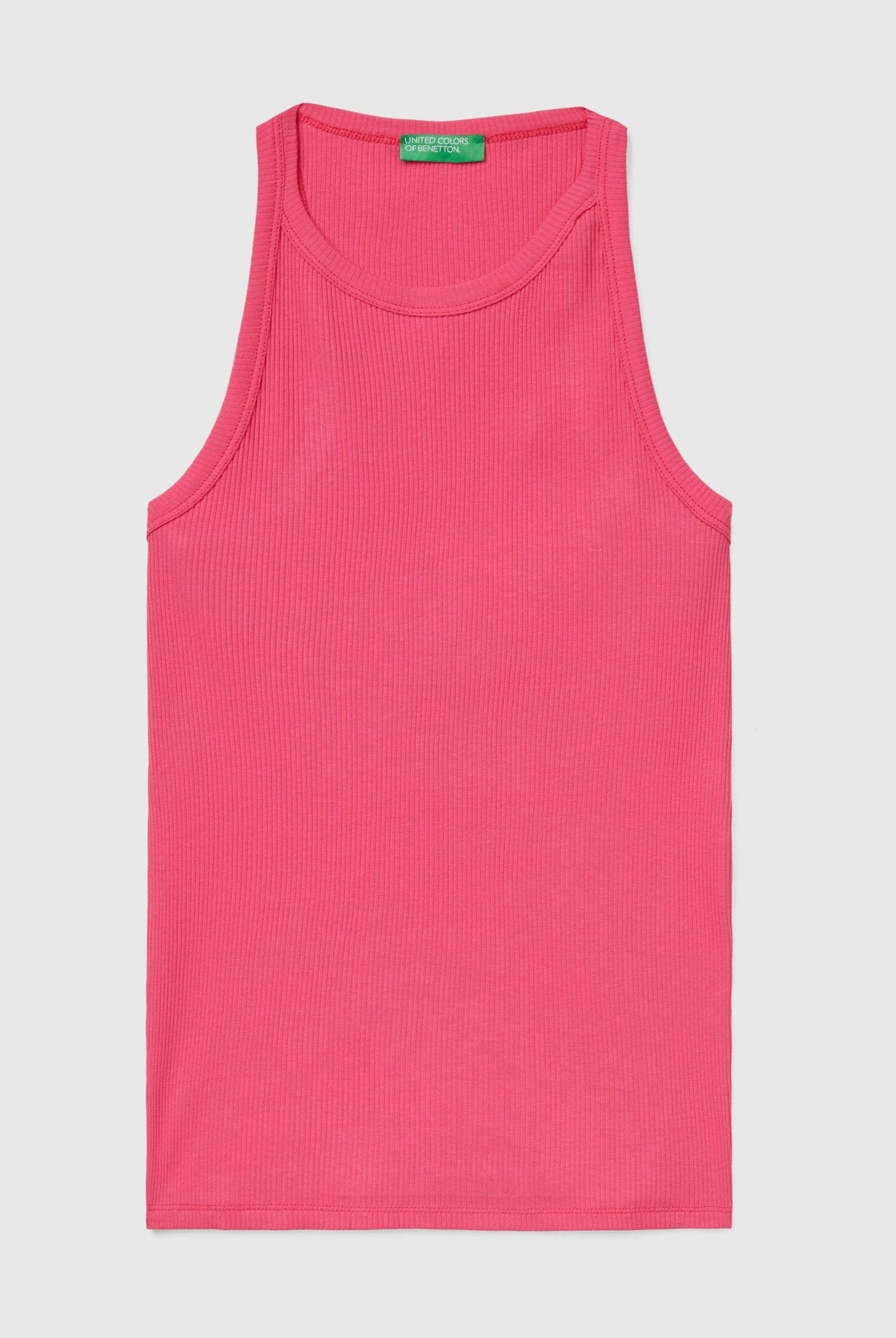 يونايتد كولورز اوف بينيتون تي شيرت مضلع كت نسائي