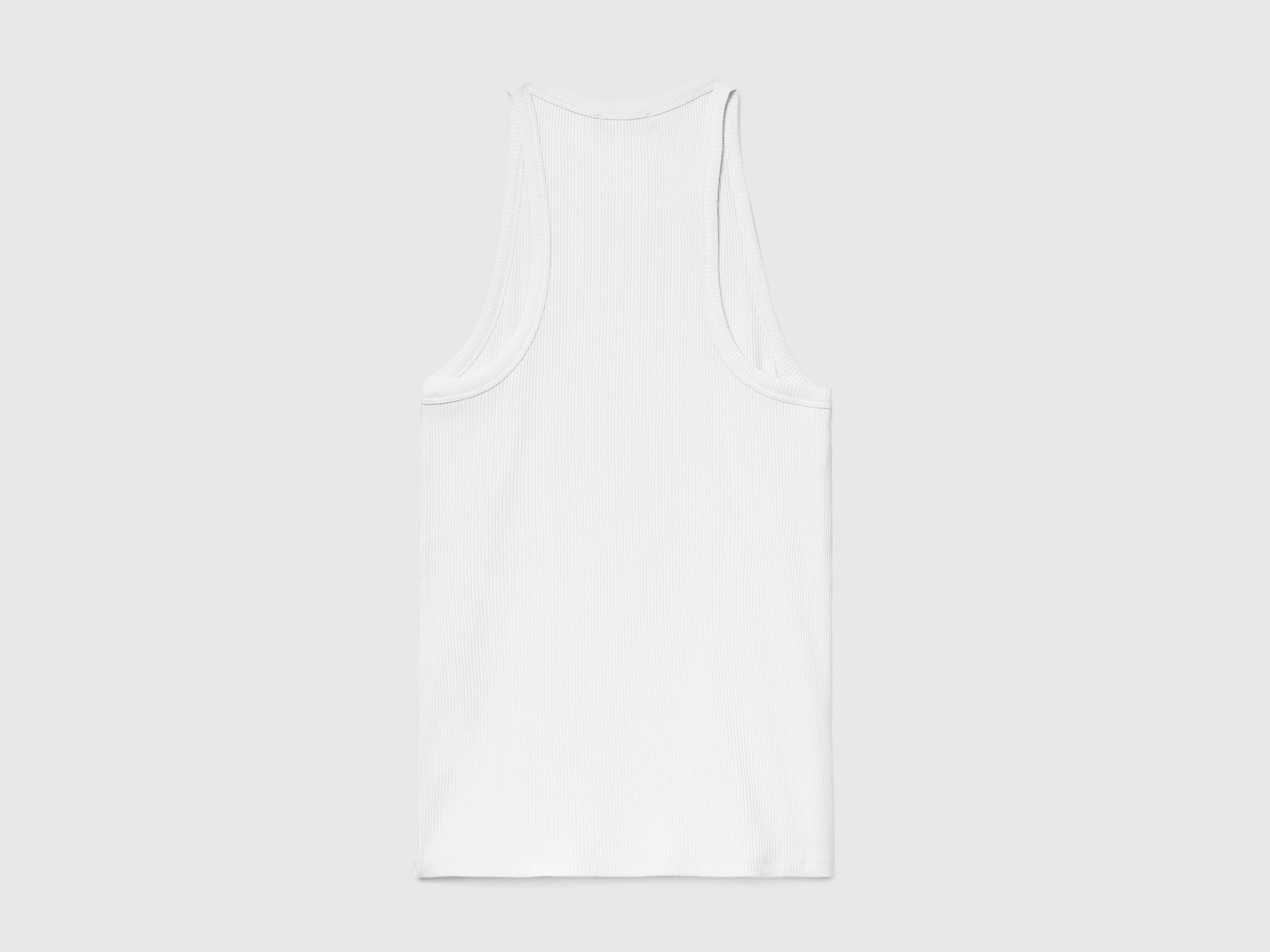 يونايتد كولورز اوف بينيتون تي شيرت مضلع كت نسائي