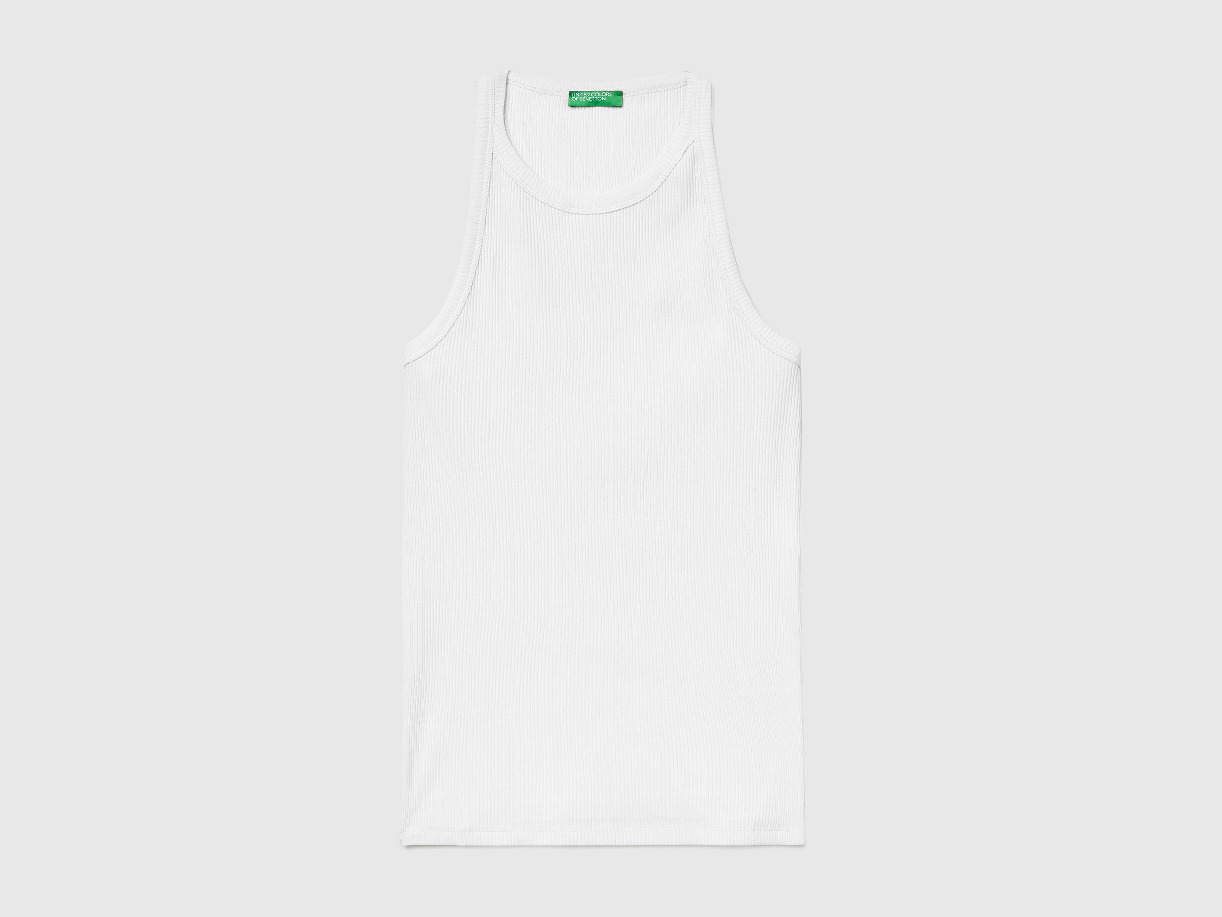 يونايتد كولورز اوف بينيتون تي شيرت مضلع كت نسائي