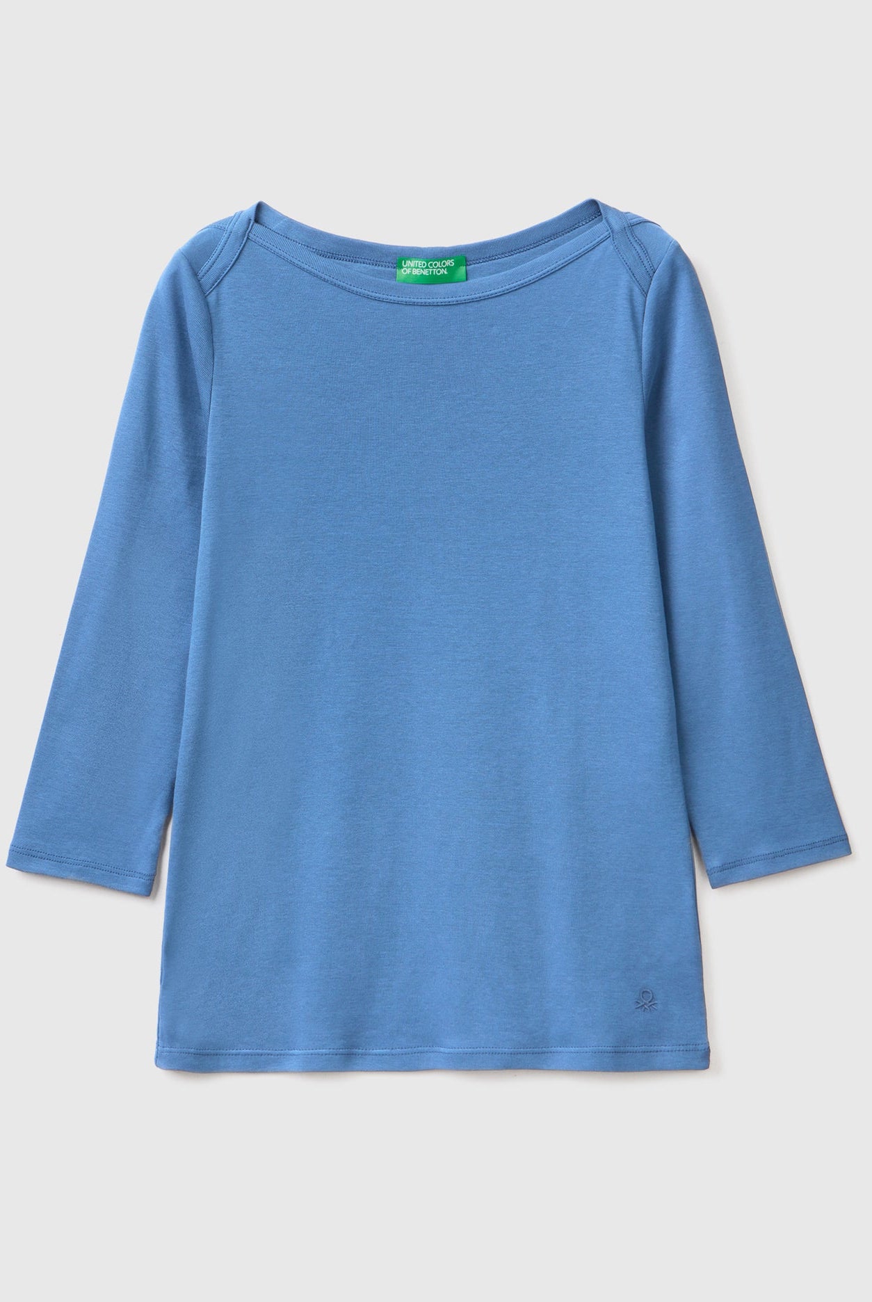 يونايتد كولورز اوف بينيتون تيشيرت برقبة دائرية من القطن الخالص 100% نسائي