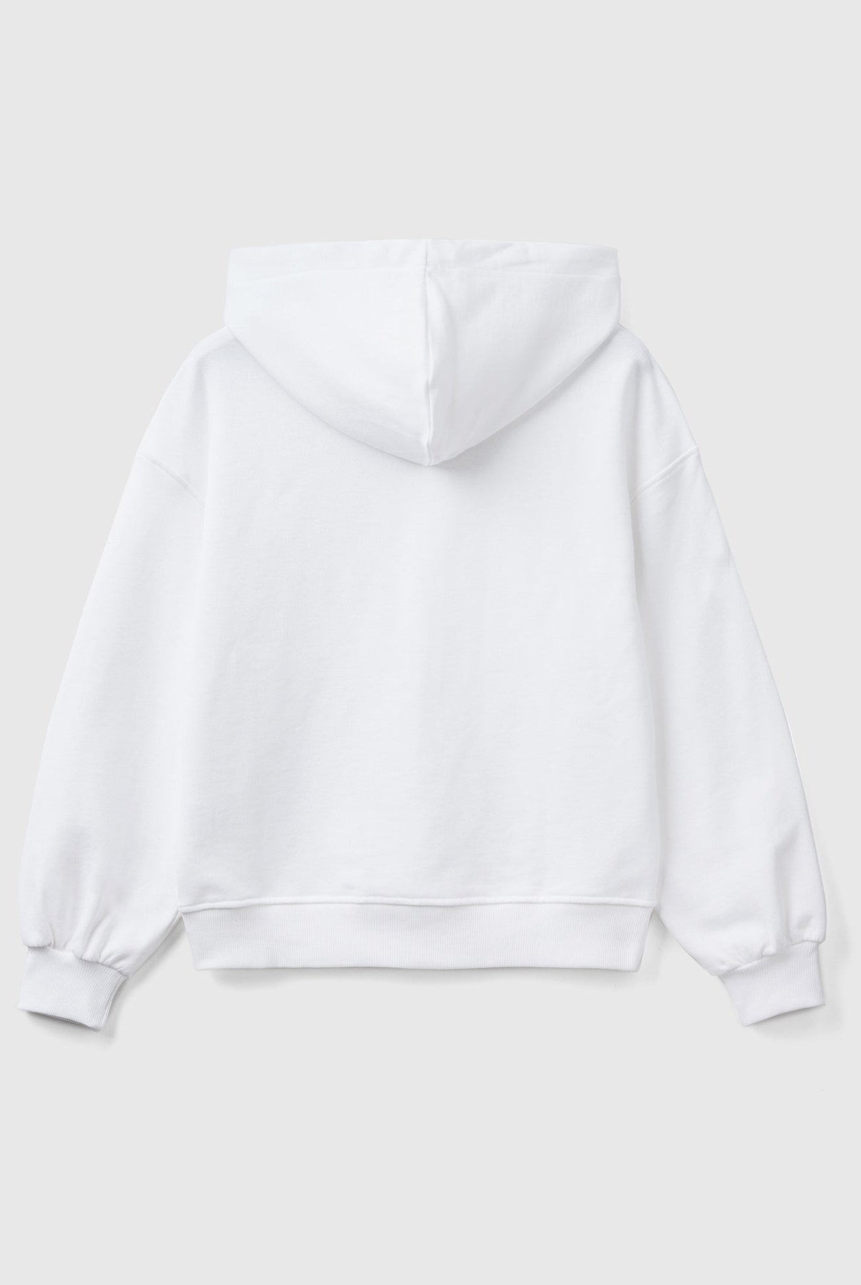 يونايتد كولورز اوف بينيتون هودي قطن بسحاب بنسبة 100% نسائي