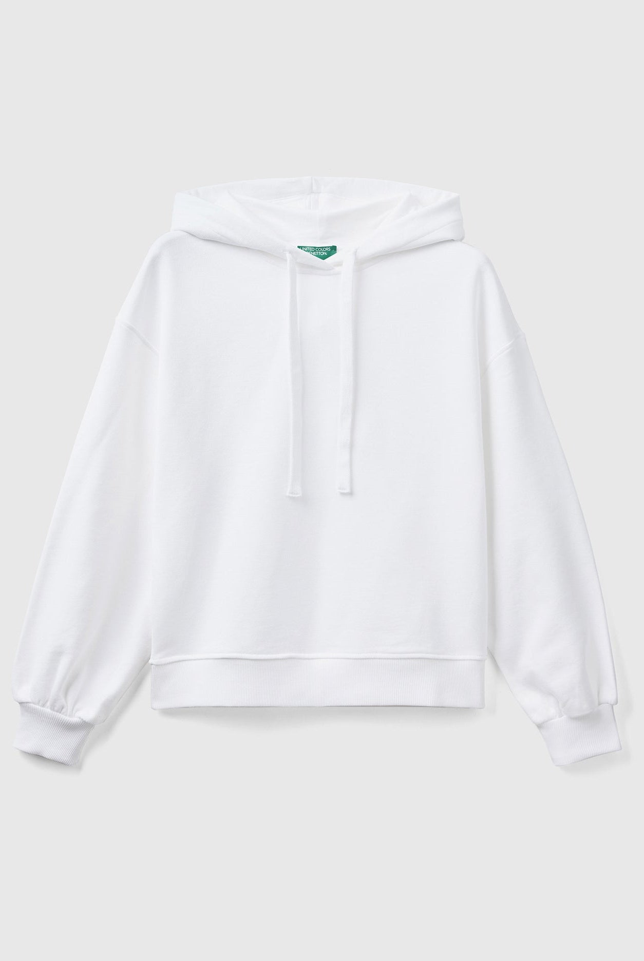 يونايتد كولورز اوف بينيتون هودي قطن بسحاب بنسبة 100% نسائي