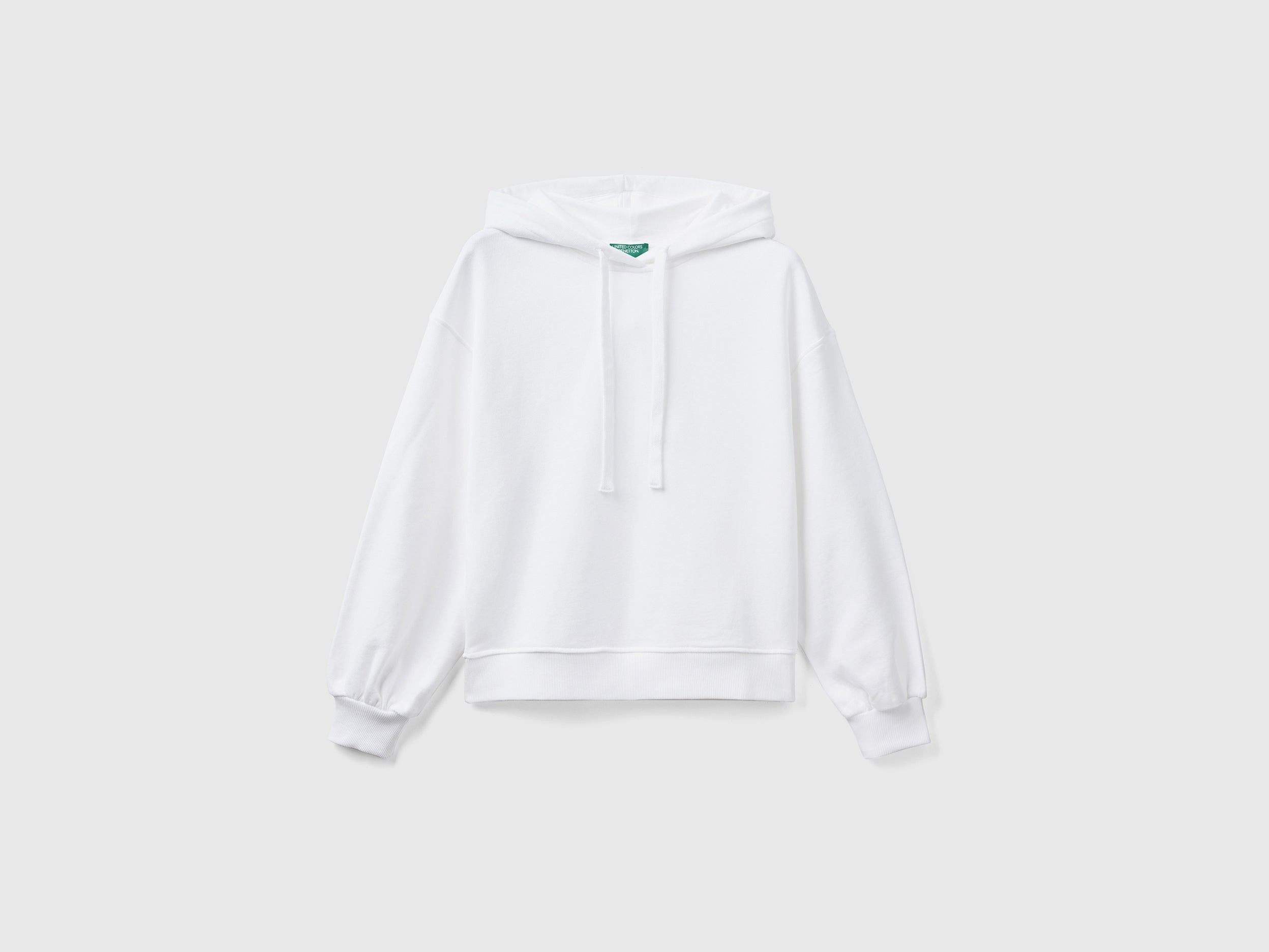 يونايتد كولورز اوف بينيتون هودي قطن بسحاب بنسبة 100% نسائي