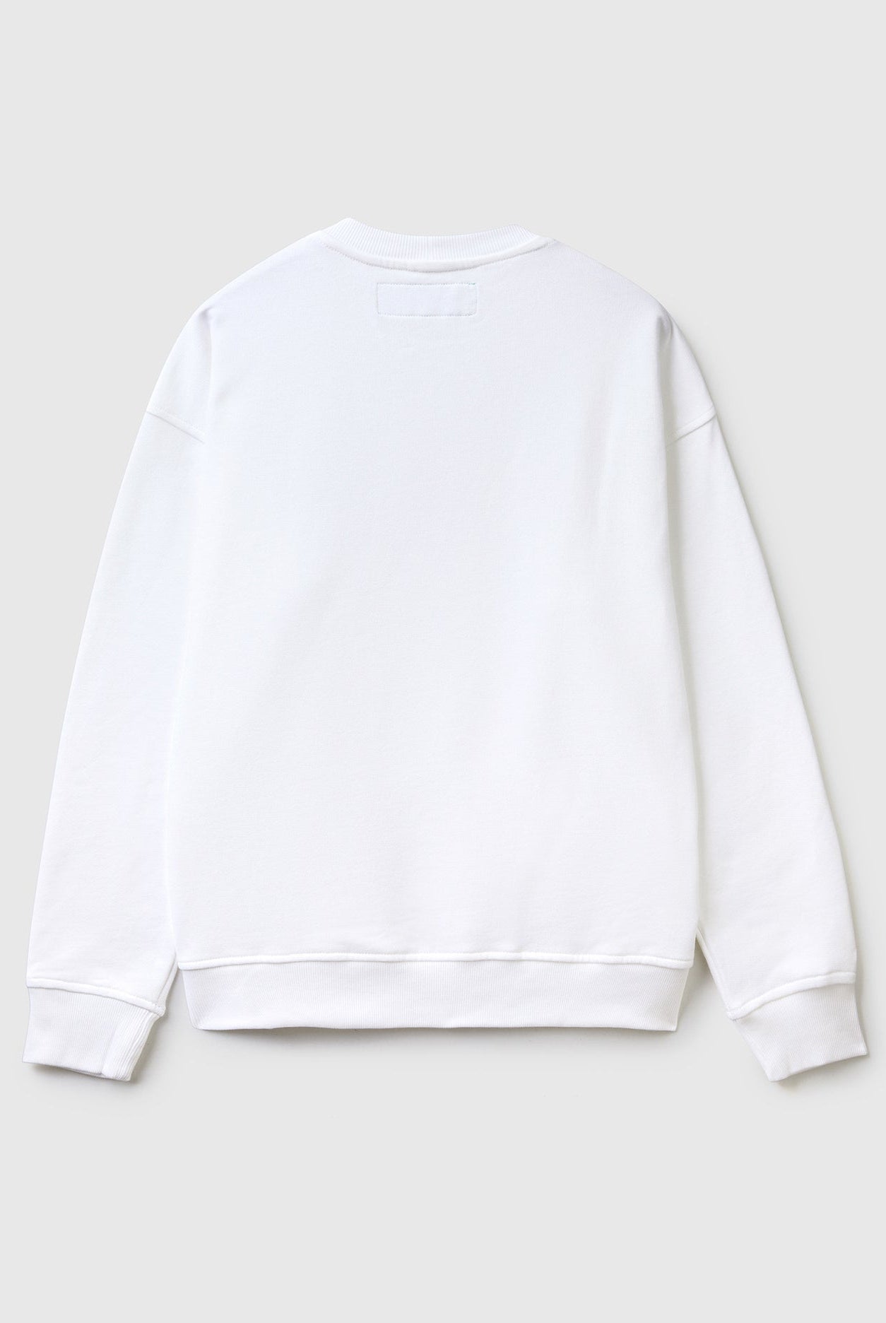 يونايتد كولورز اوف بينيتون سويت شيرت بياقة دائرية مع طباعة شعار رجالي