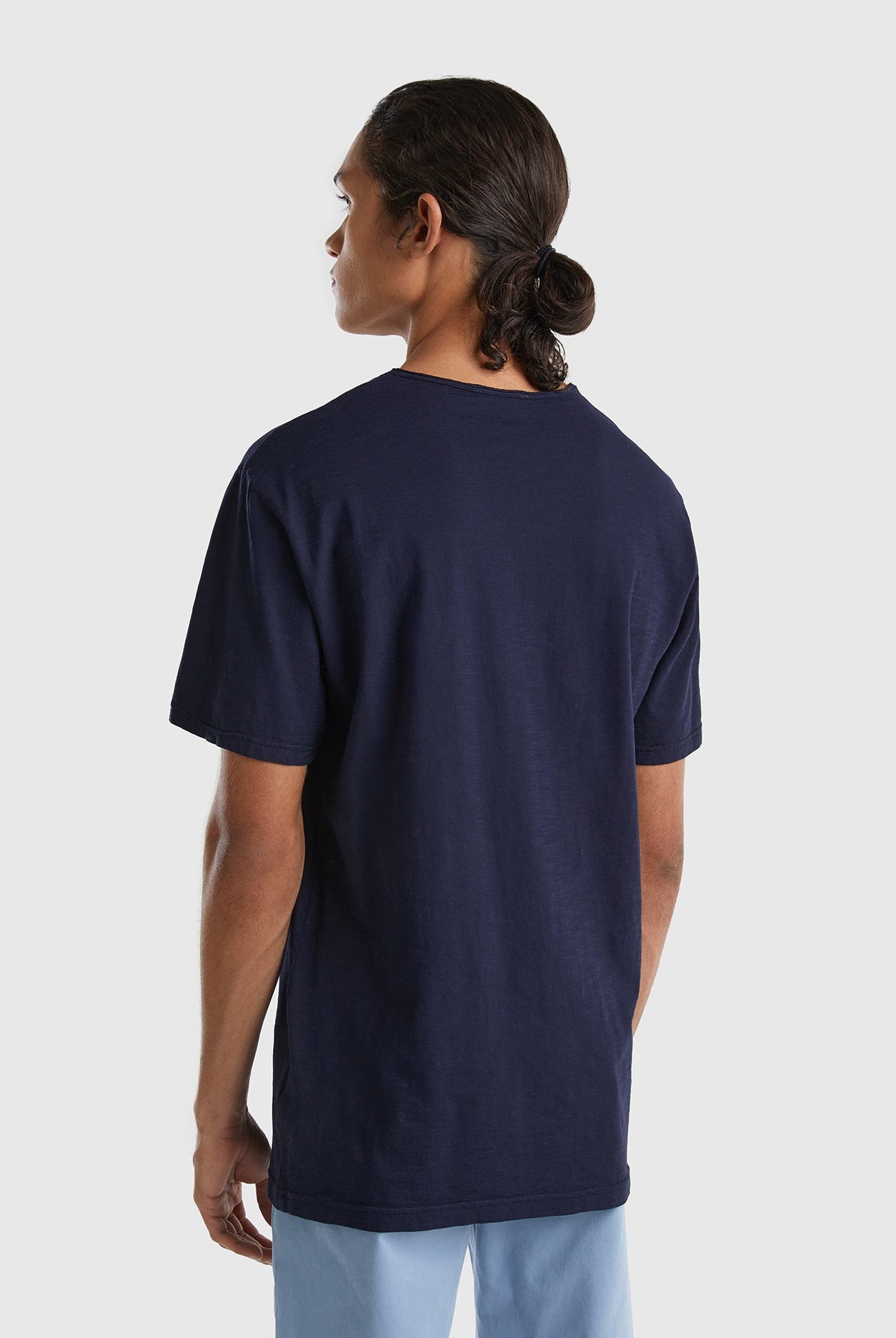 يونايتد كولورز اوف بينيتون تي شيرت من القطن نص كم رجالي