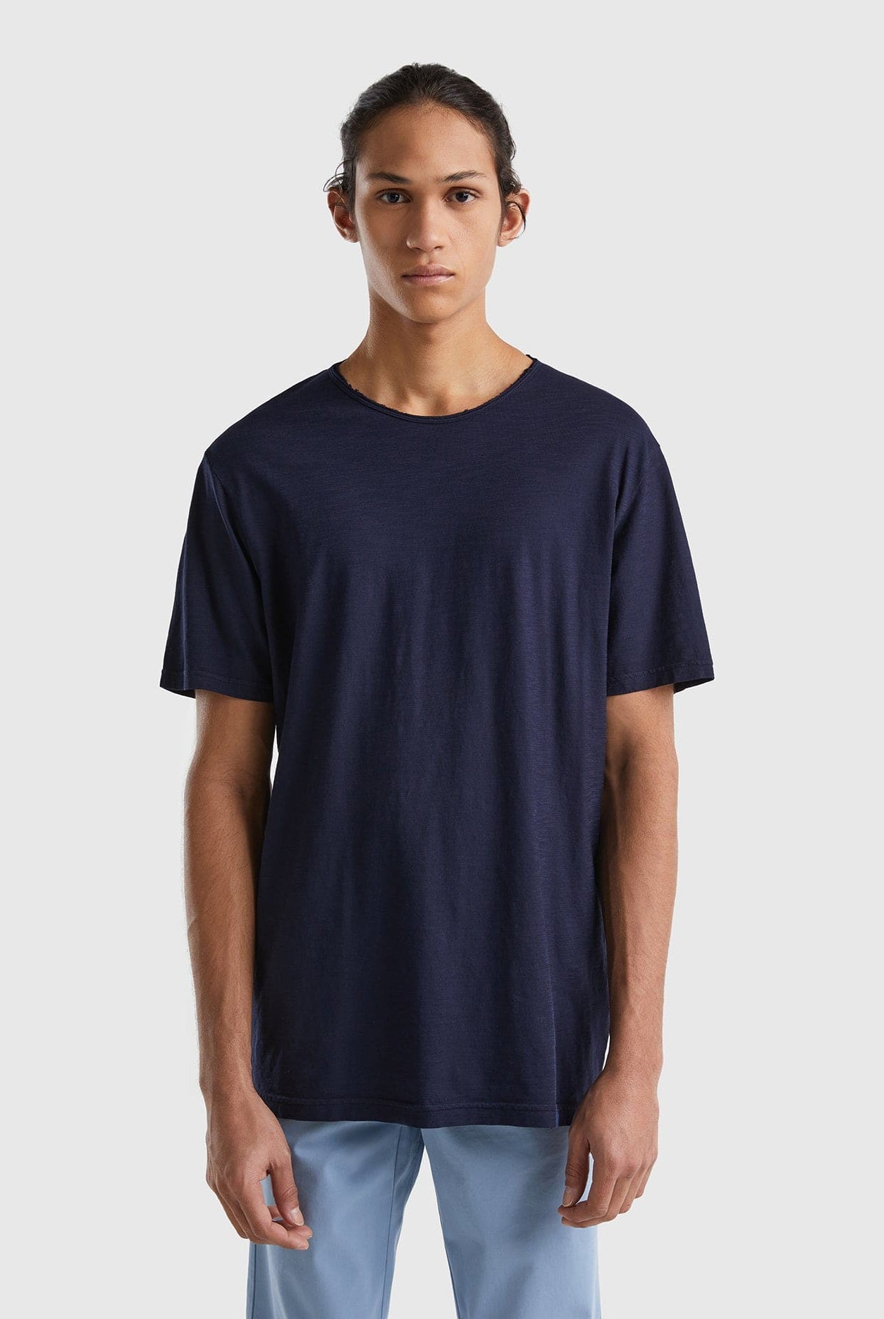 يونايتد كولورز اوف بينيتون تي شيرت من القطن نص كم رجالي