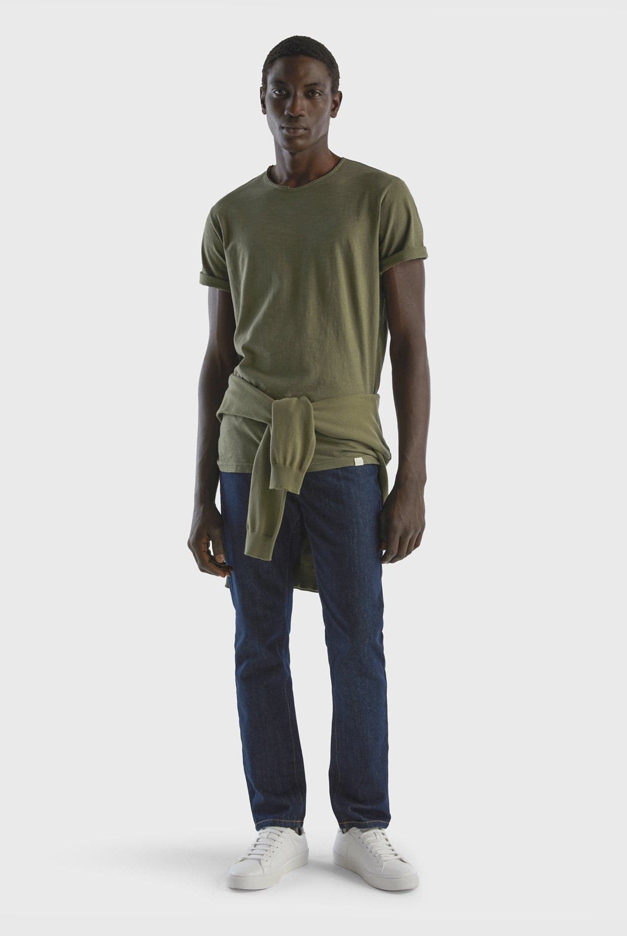 يونايتد كولورز اوف بينيتون تي شيرت من القطن نص كم رجالي