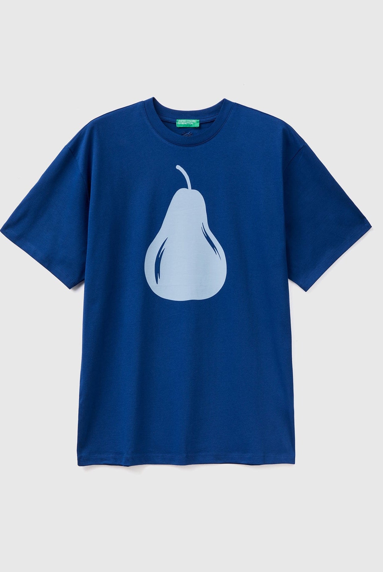 يونايتد كولورز اوف بينيتون تيشيرت بطبعة فواكه أمامية نص كم رجالي