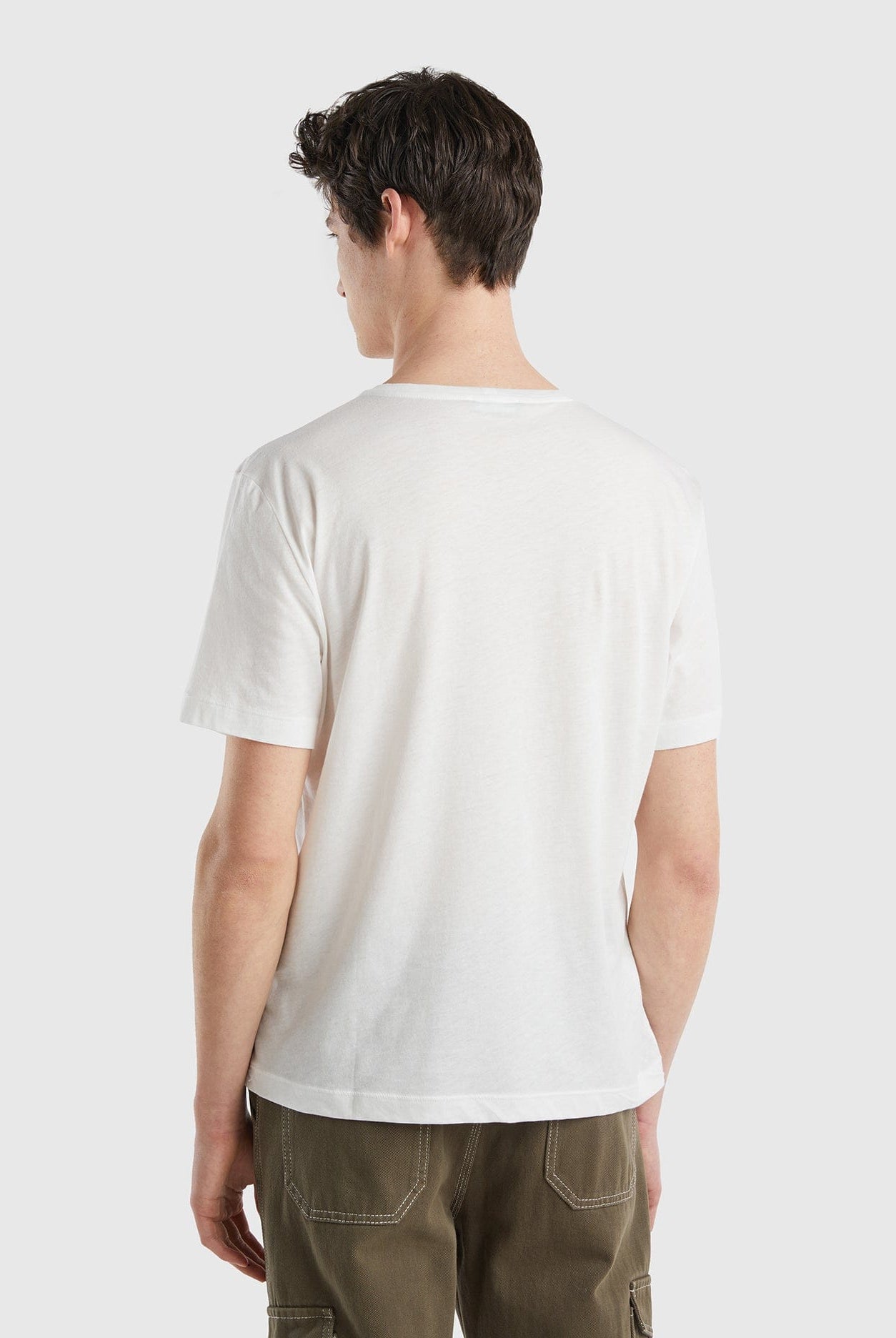 يونايتد كولورز اوف بينيتون تيشيرت قطن خالص بطباعة