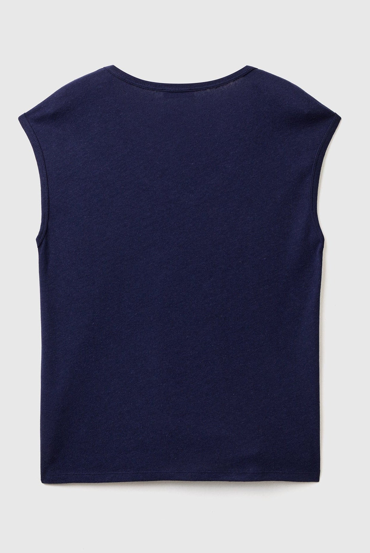 يونايتد كولورز اوف بينيتون تانك توب خفيف بخليط الكتان