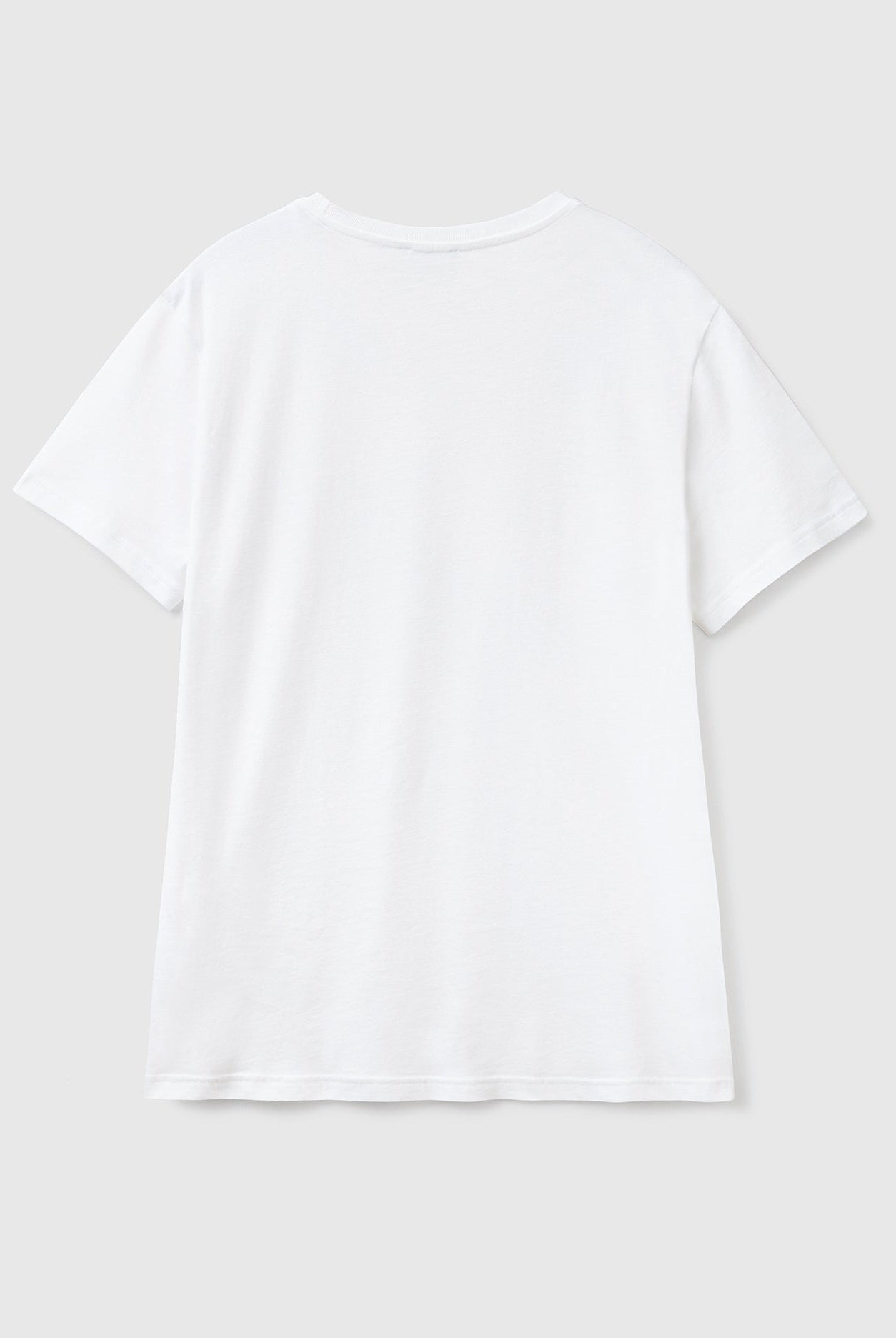 يونايتد كولورز اوف بينيتون تيشيرت شبابي بأكمام قصيرة قصة عادية