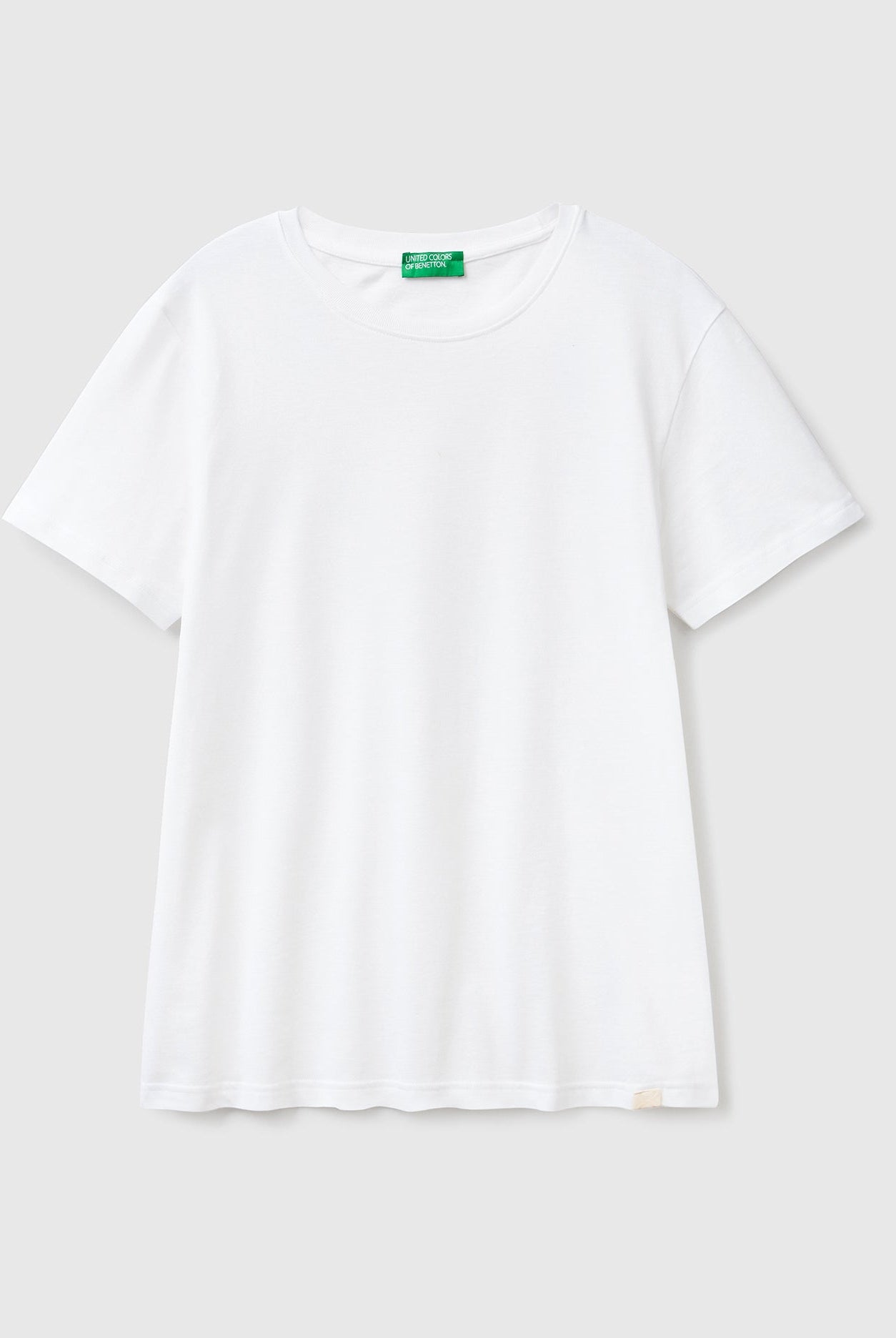 يونايتد كولورز اوف بينيتون تيشيرت شبابي بأكمام قصيرة قصة عادية