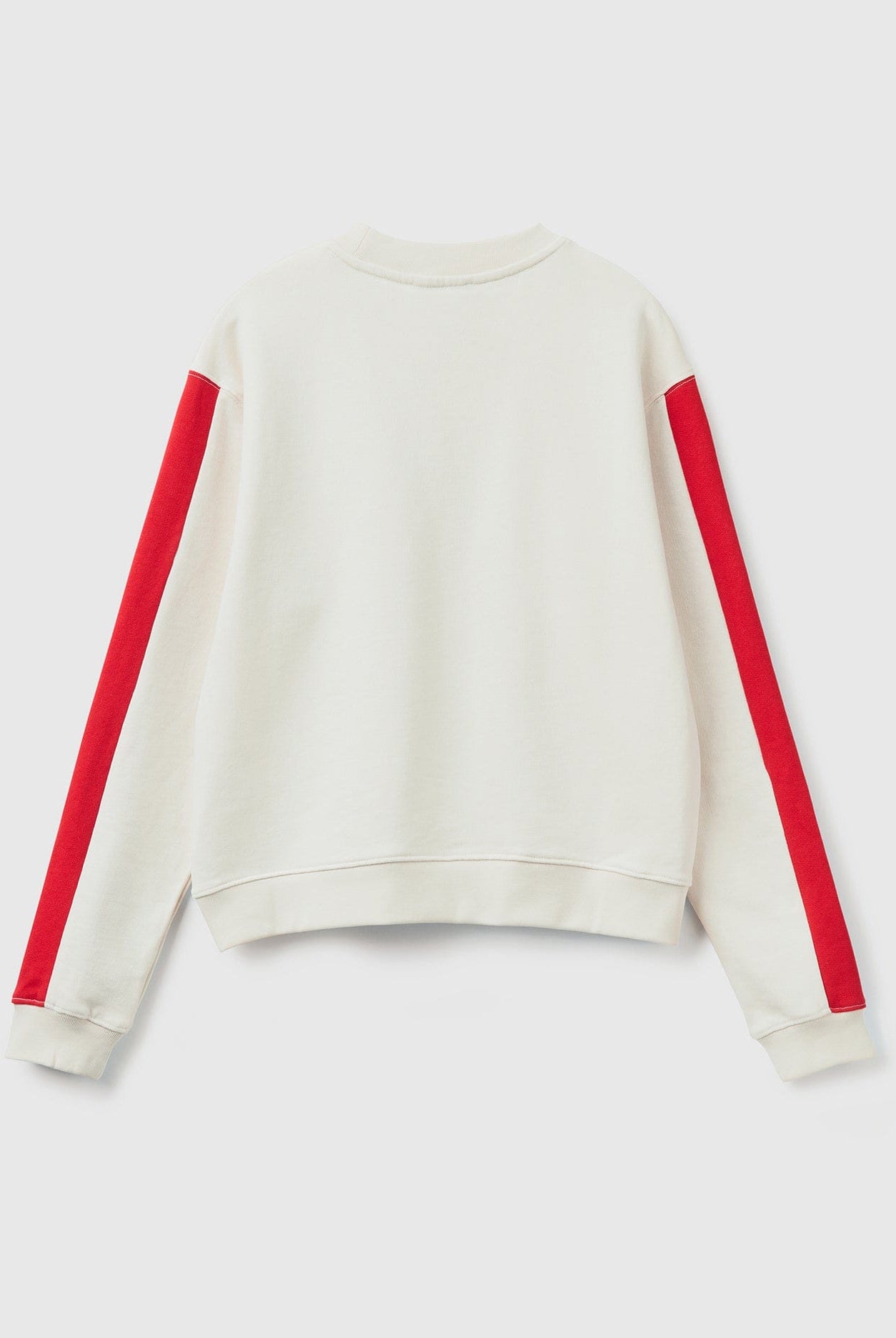 يونايتد كولورز اوف بينيتون سويت شيرت مع خطين جانبيين نسائي