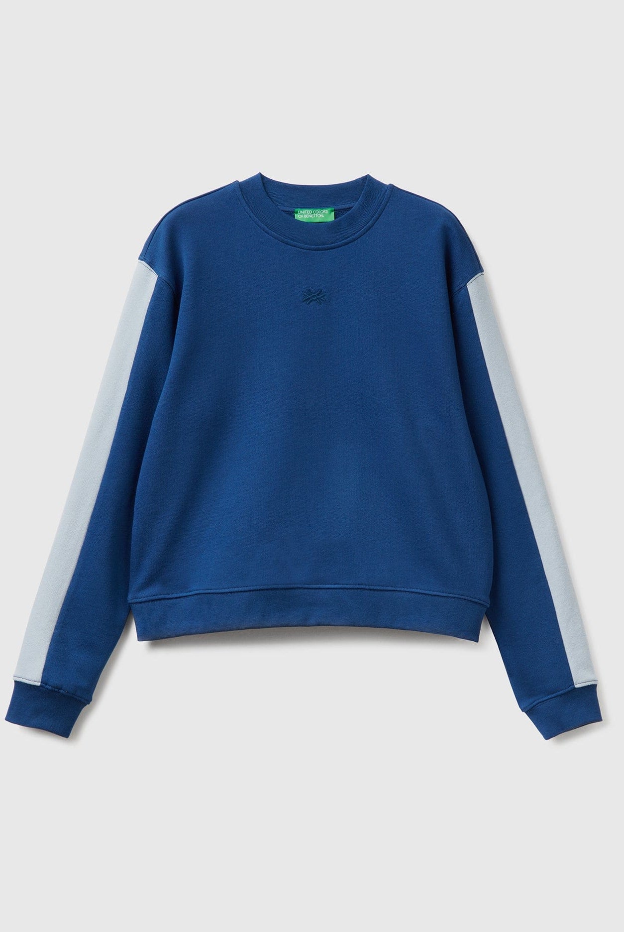 يونايتد كولورز اوف بينيتون سويت شيرت مع خطين جانبيين نسائي