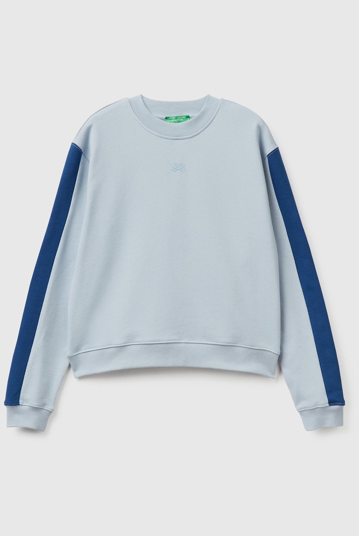 يونايتد كولورز اوف بينيتون سويت شيرت مع خطين جانبيين نسائي