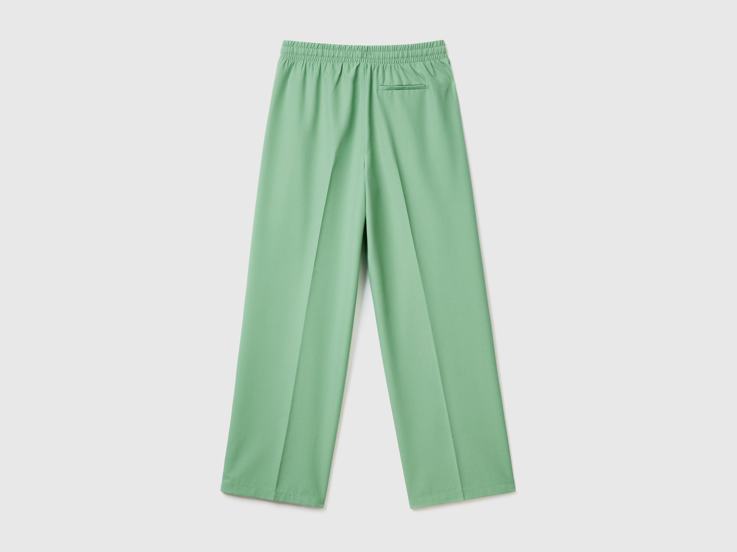 يونايتد كولورز اوف بينيتون بنطلون نسائي واسع برباط