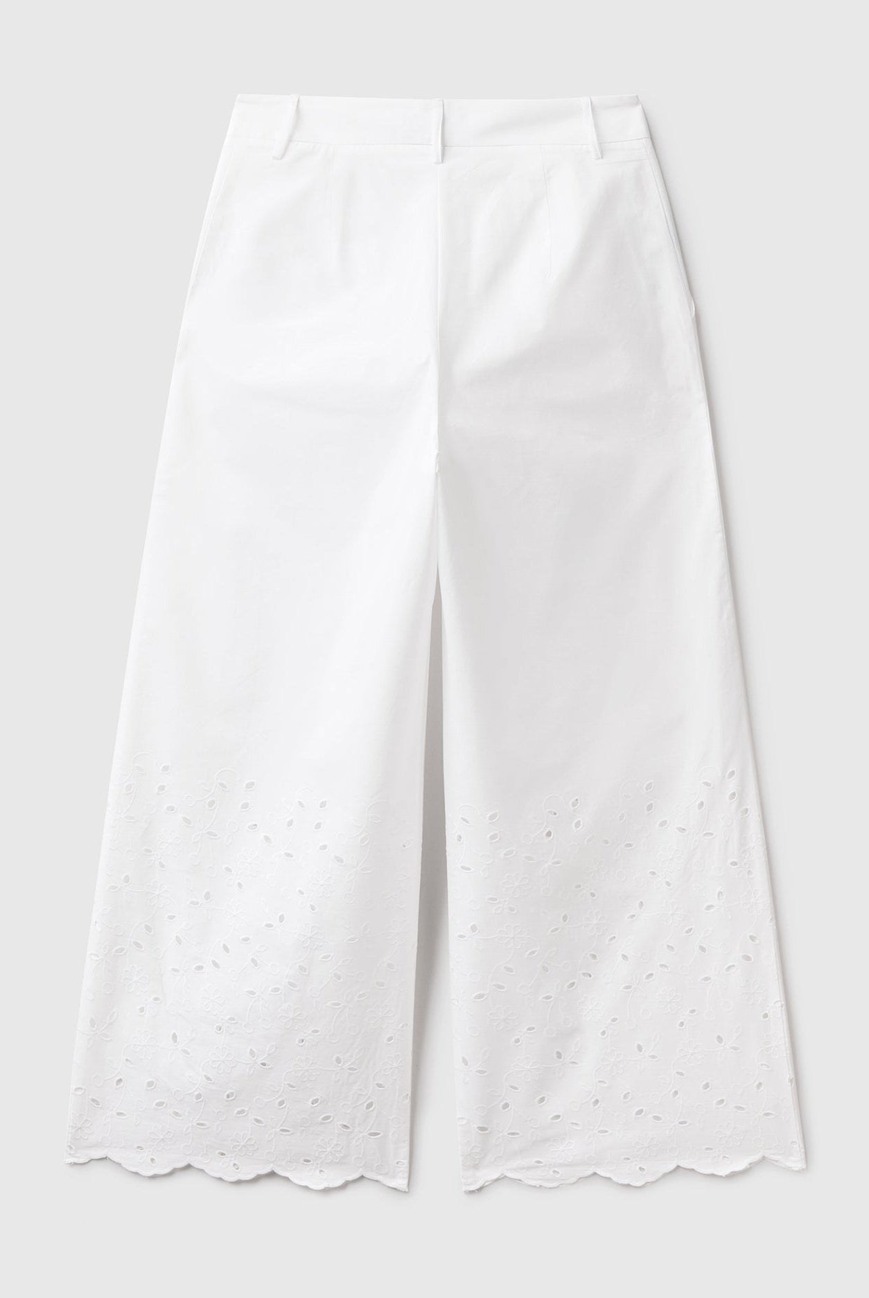 يونايتد كولورز اوف بينيتون بنطلون واسع مخرم نسائي