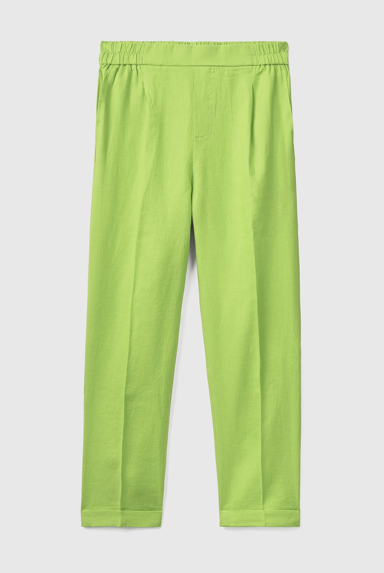 يونايتد كولورز اوف بينيتون بنطلون كتان خالص 100% مقصوص