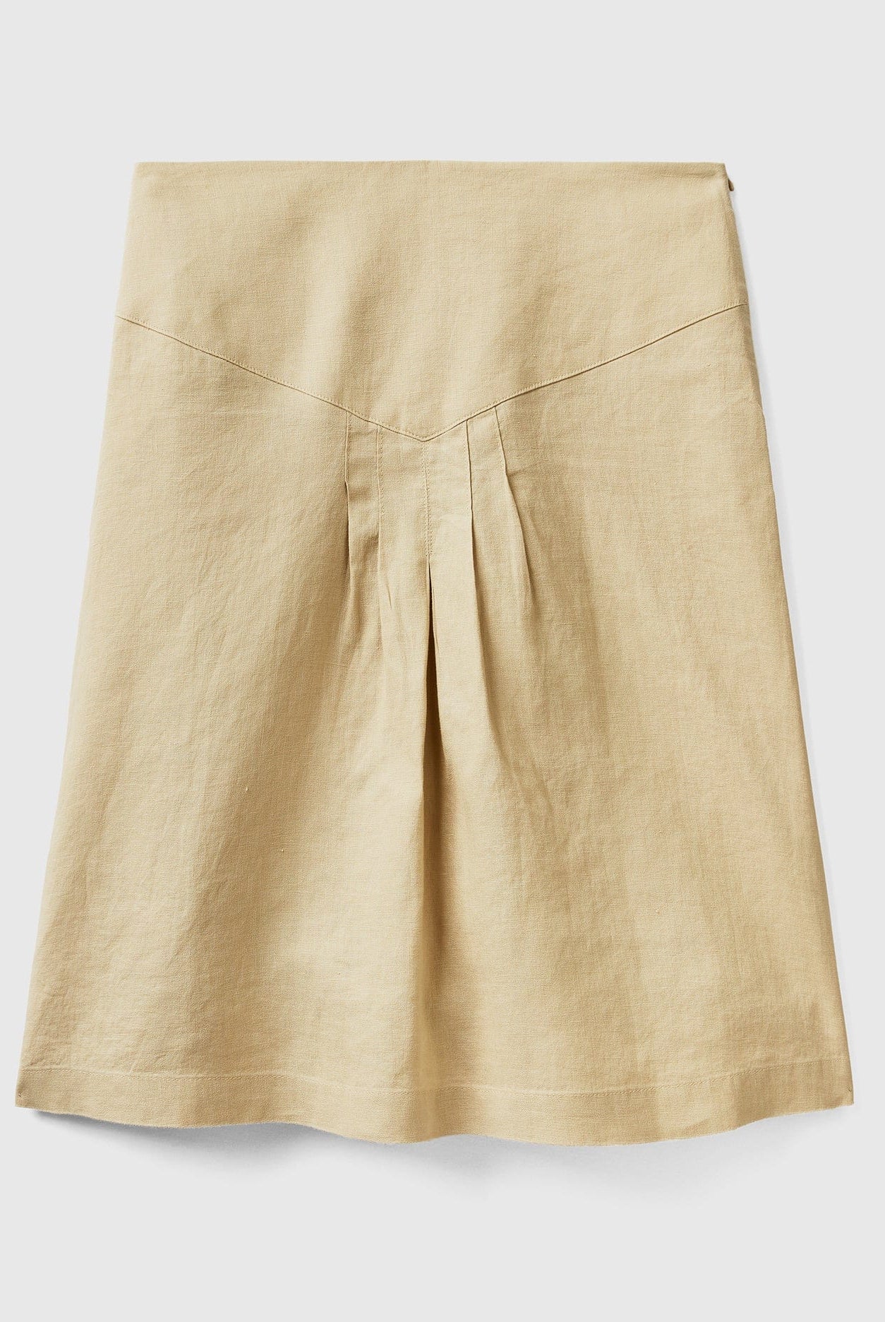 يونايتد كولورز اوف بينيتون تنورة نسائي من الكتان الخالص