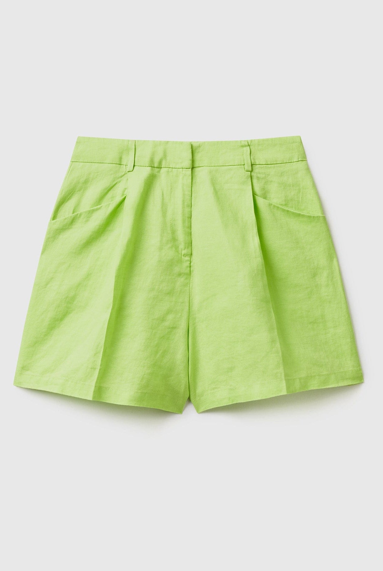 يونايتد كولورز اوف بينيتون برمودا من الكتان النقي رجالي