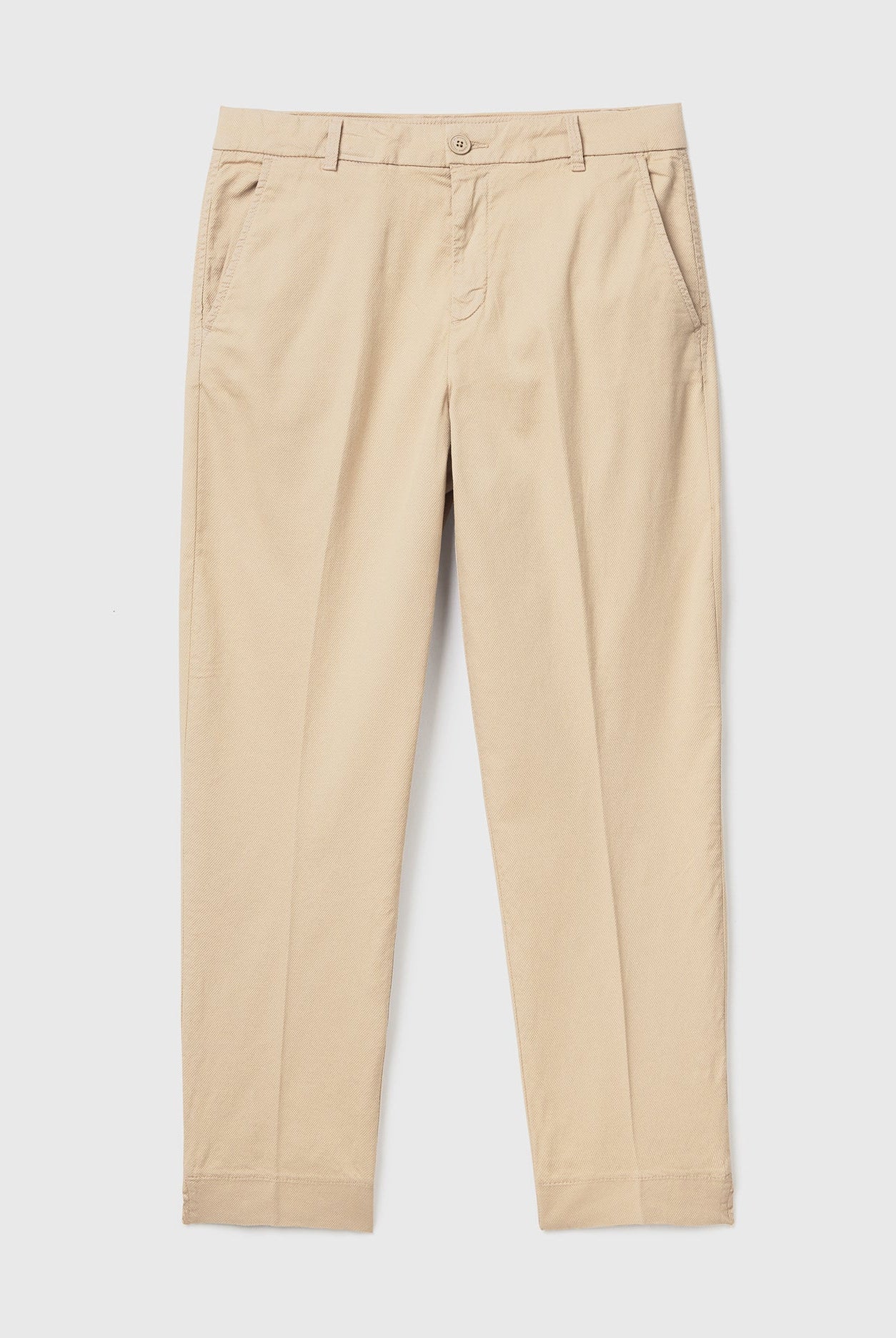 يونايتد كولورز اوف بينيتون بنطلون تشينو قصير سادة من القطن المطاطي نسائي